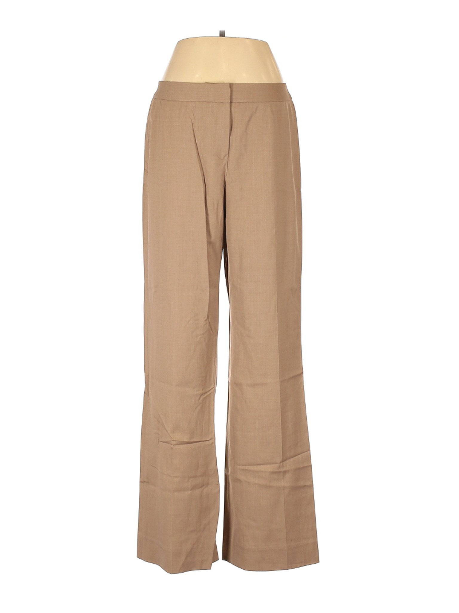 Lafayette 148 New York Women Brown Wool Pants 4 | eBay