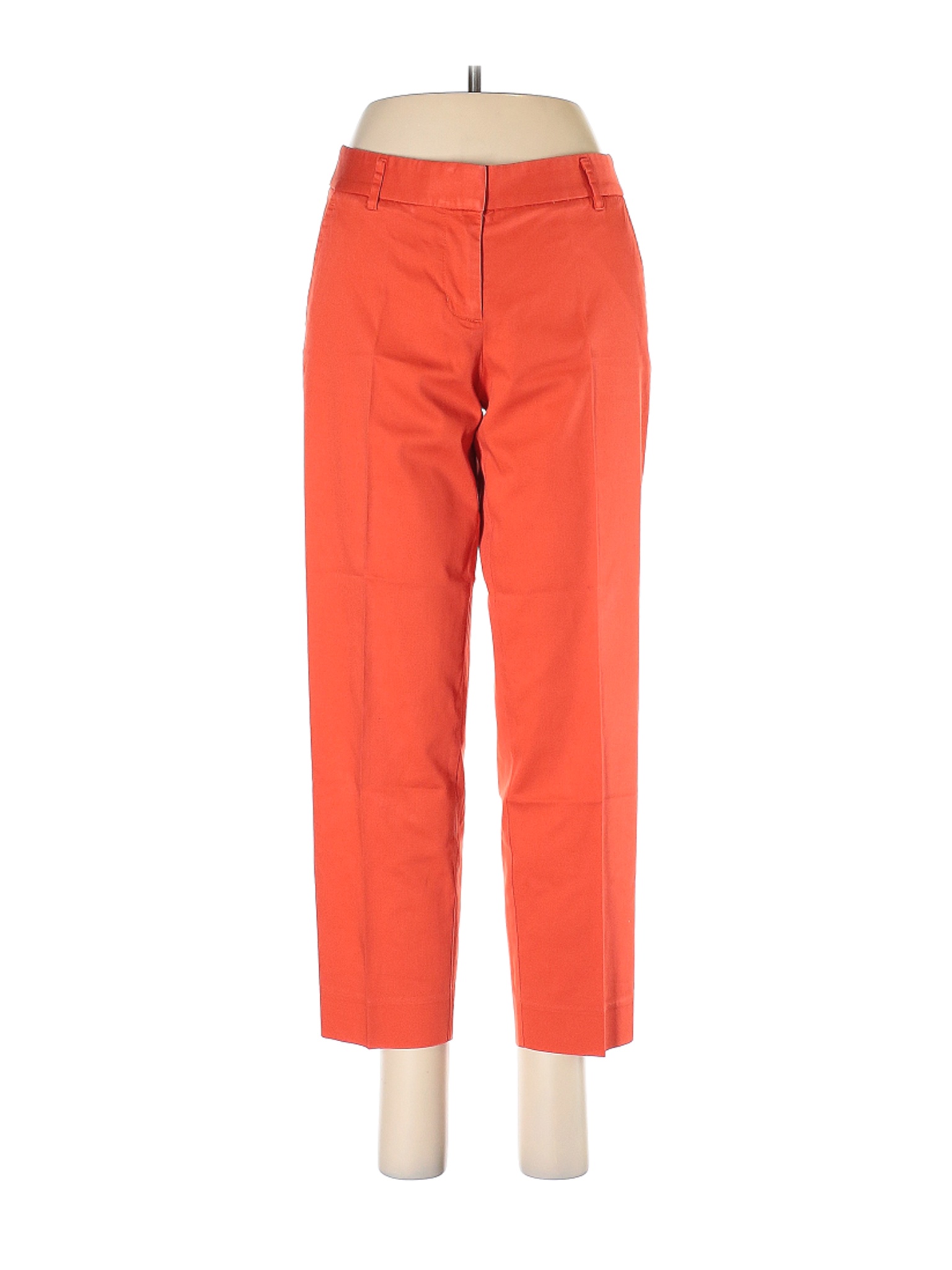 J.Crew Factory Store Women Orange Dress Pants 6 | eBay