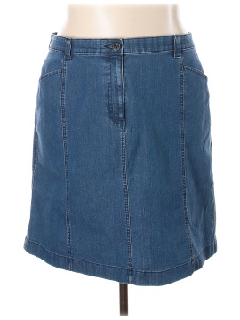 used denim skirt