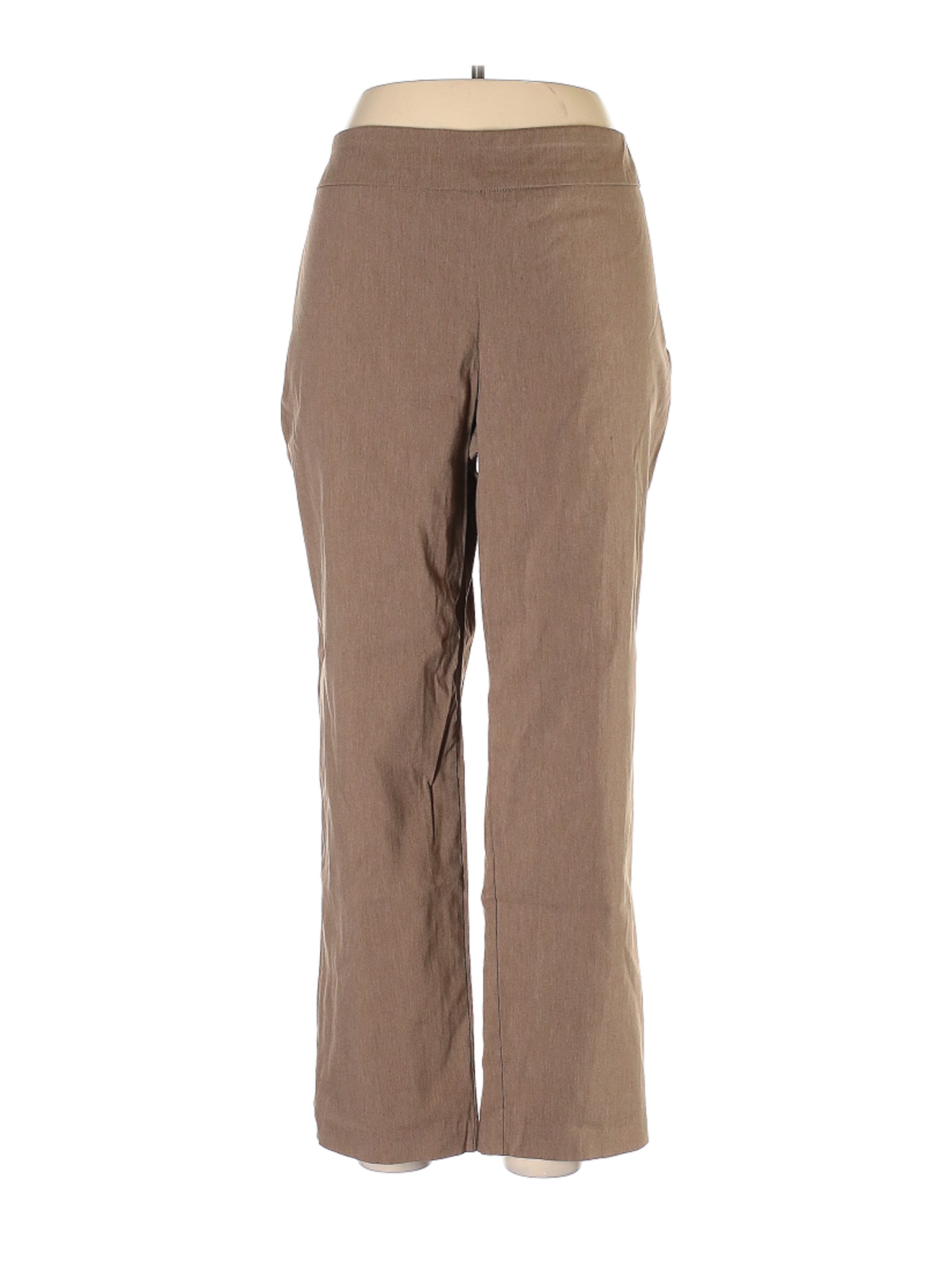 Dana Buchman Women Brown Casual Pants XL | eBay