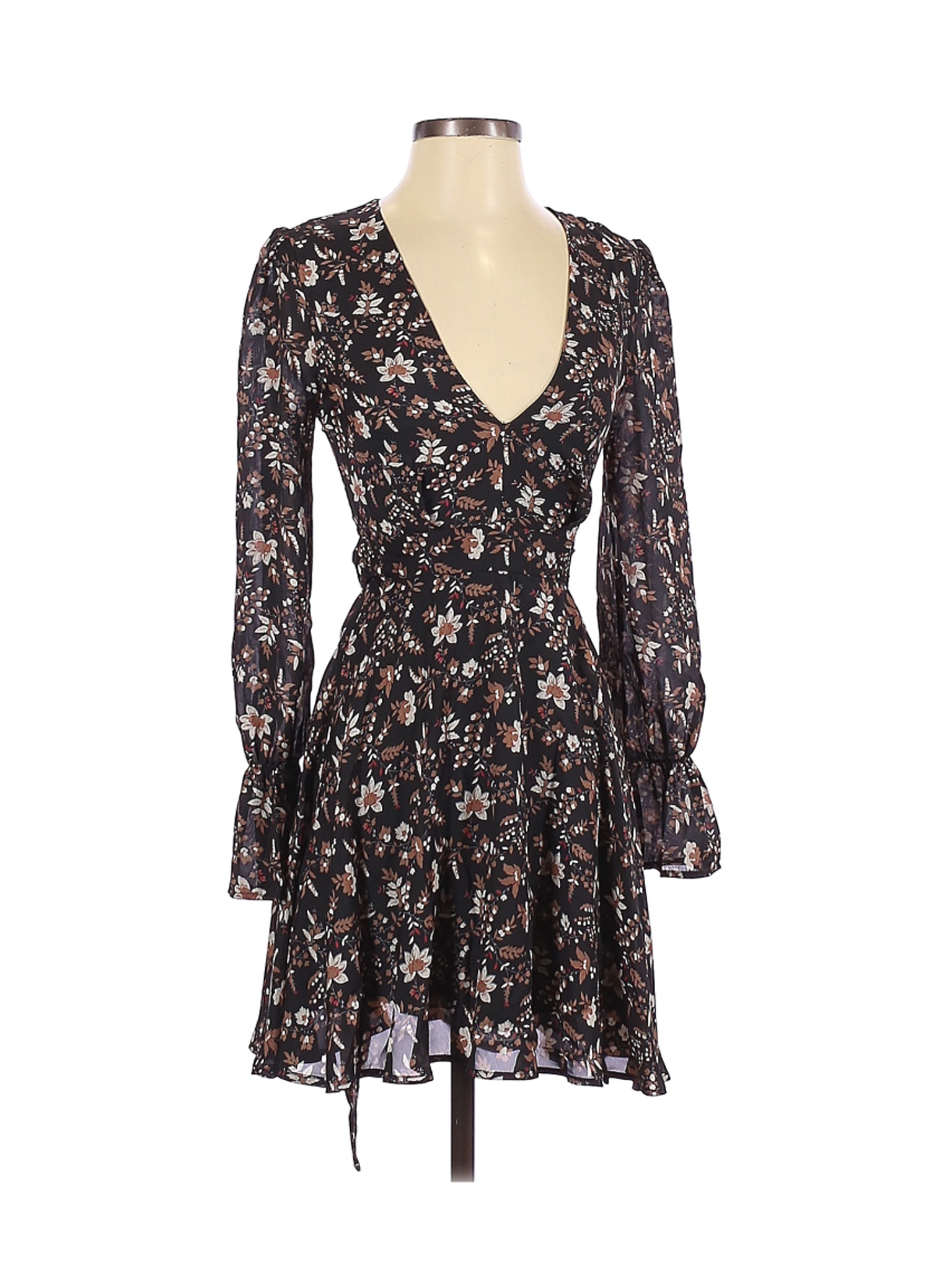 Shein Women Brown Casual Dress XS | eBay