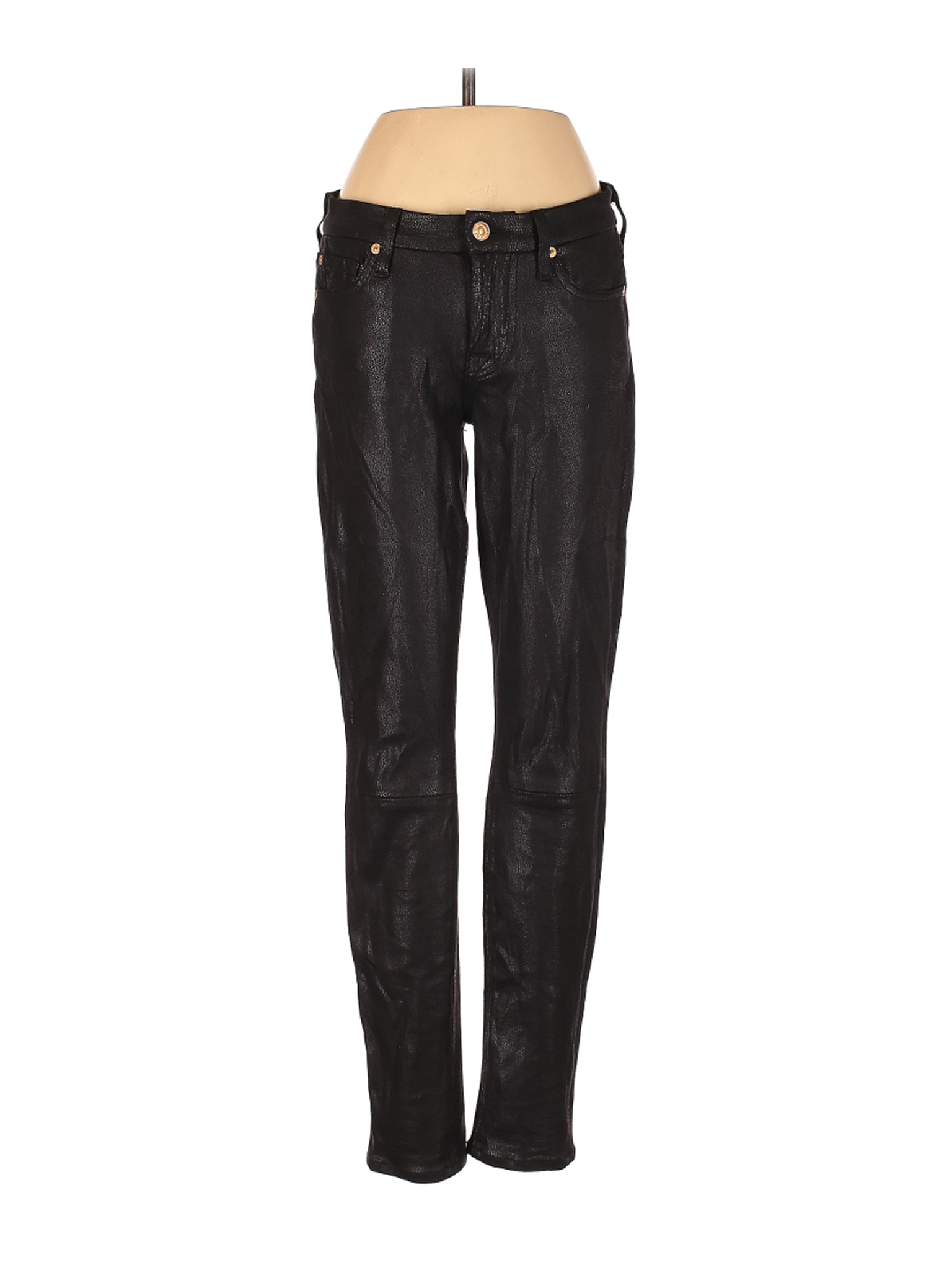 7 for all mankind leather pants