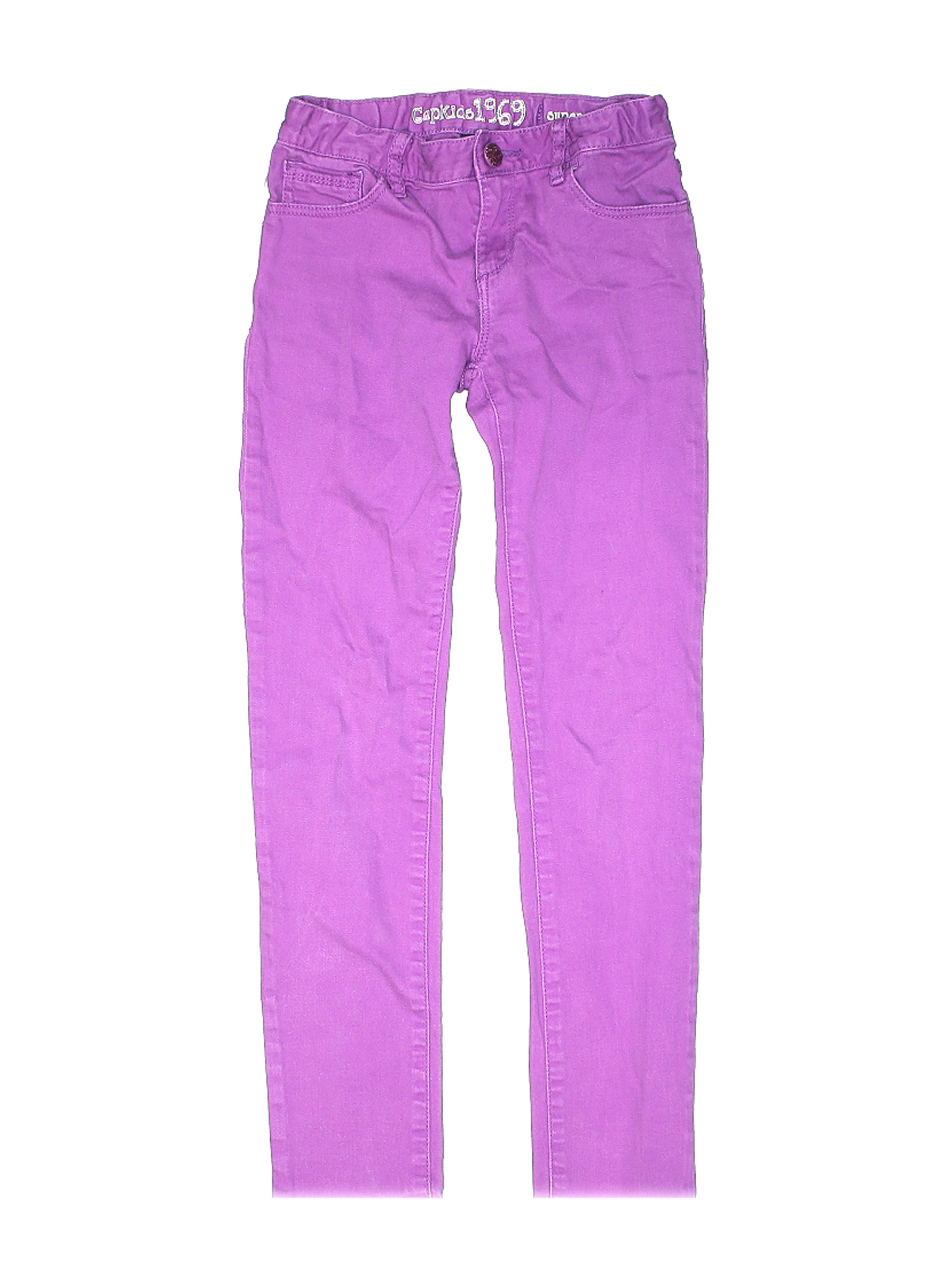 girls purple jeans