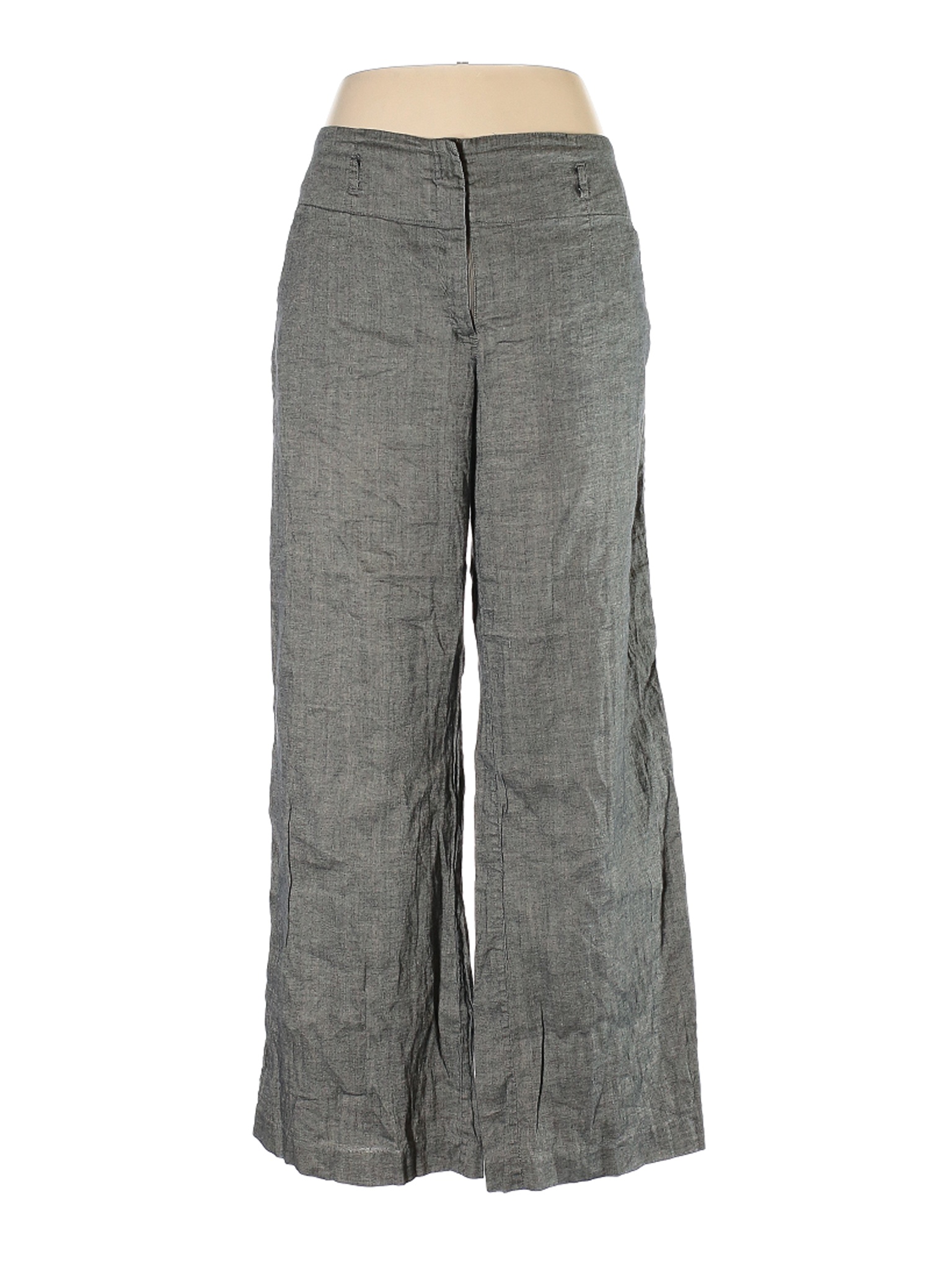 H&M Women Gray Dress Pants 16 | eBay