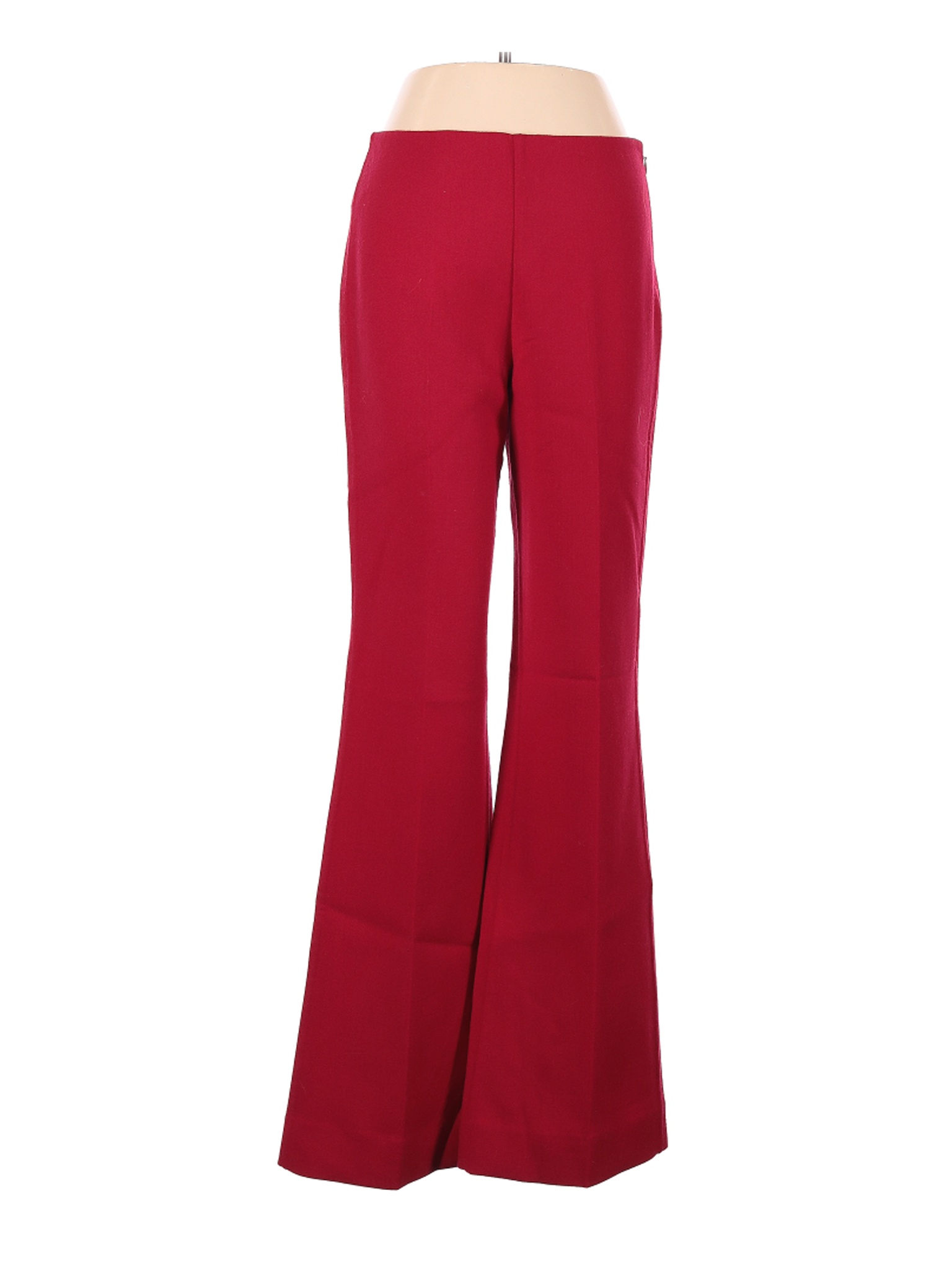 Theory Women Red Wool Pants 4 | eBay