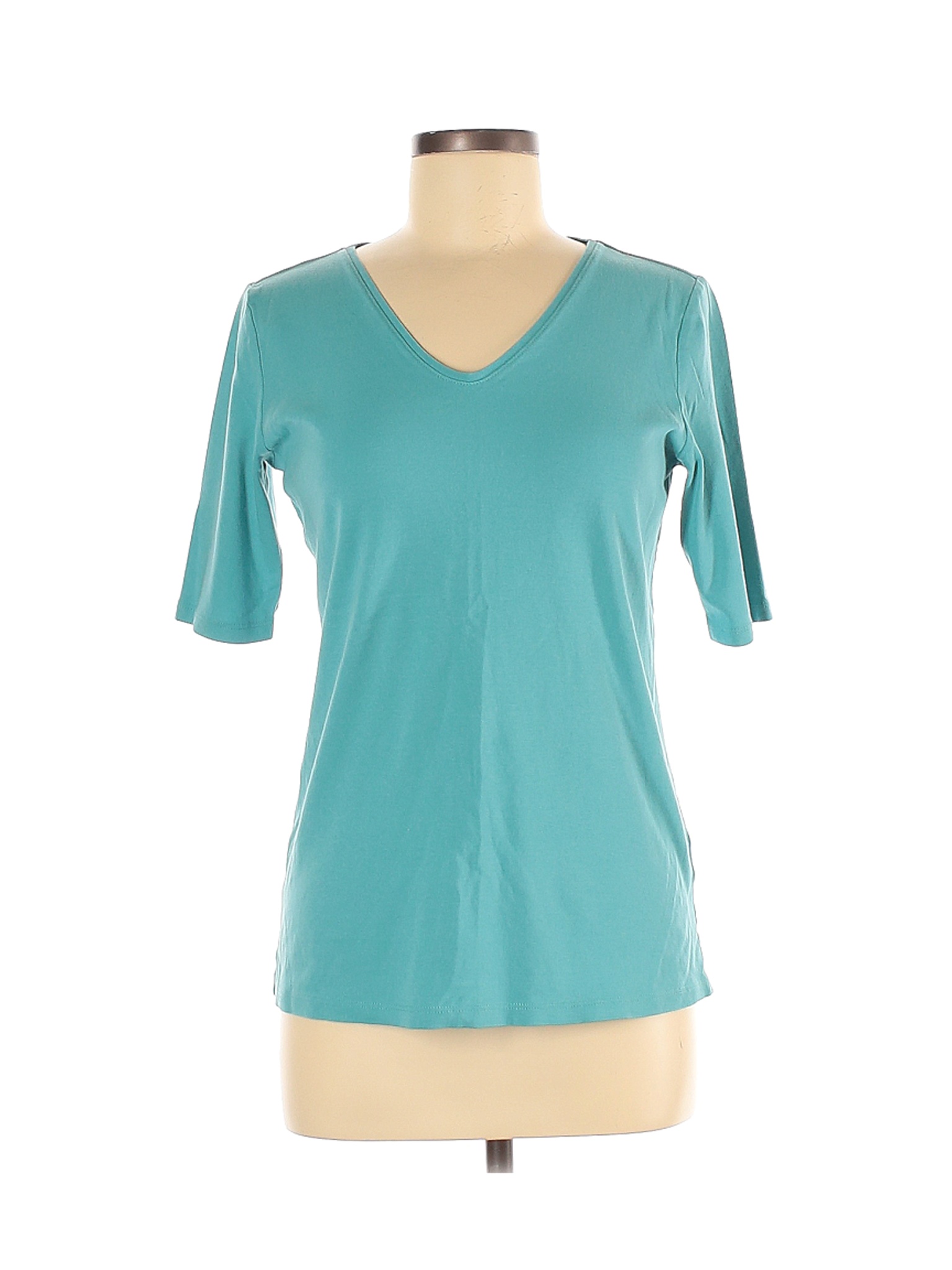 J.jill Women Blue Short Sleeve T-Shirt M | eBay
