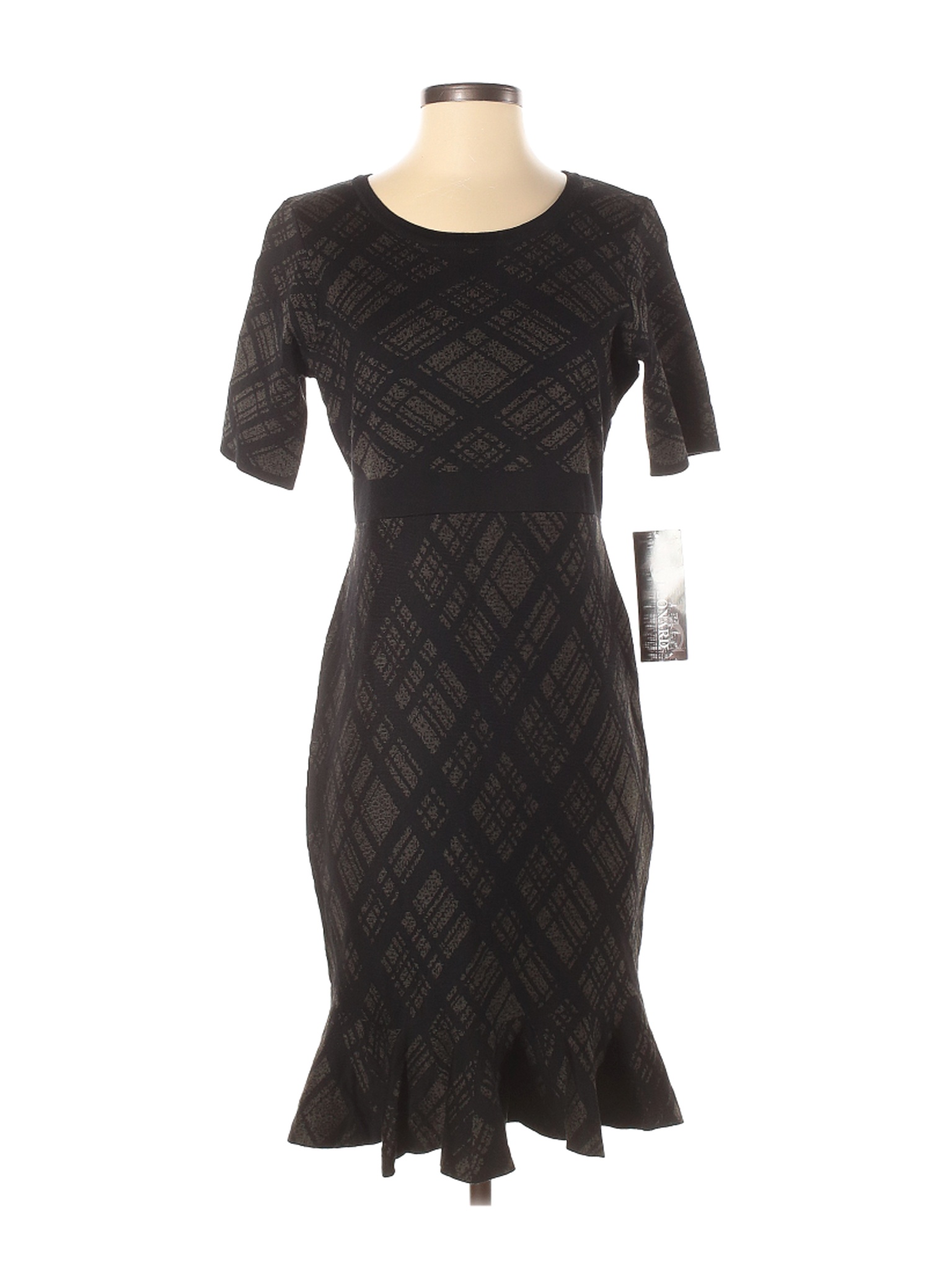 NWT Nina Leonard Women Black Casual Dress S | eBay