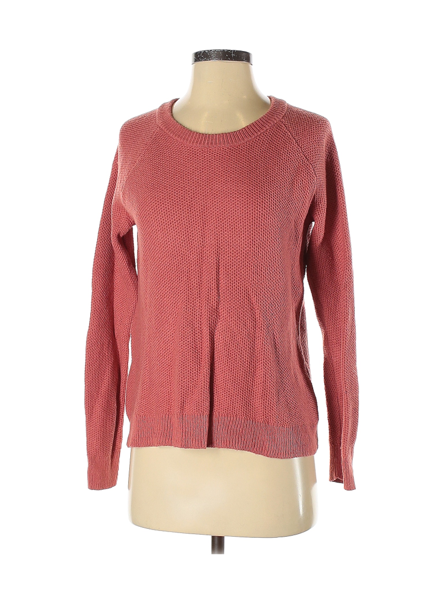 Madewell Color Block Maroon Pink Pullover Sweater Size S - 74% off ...