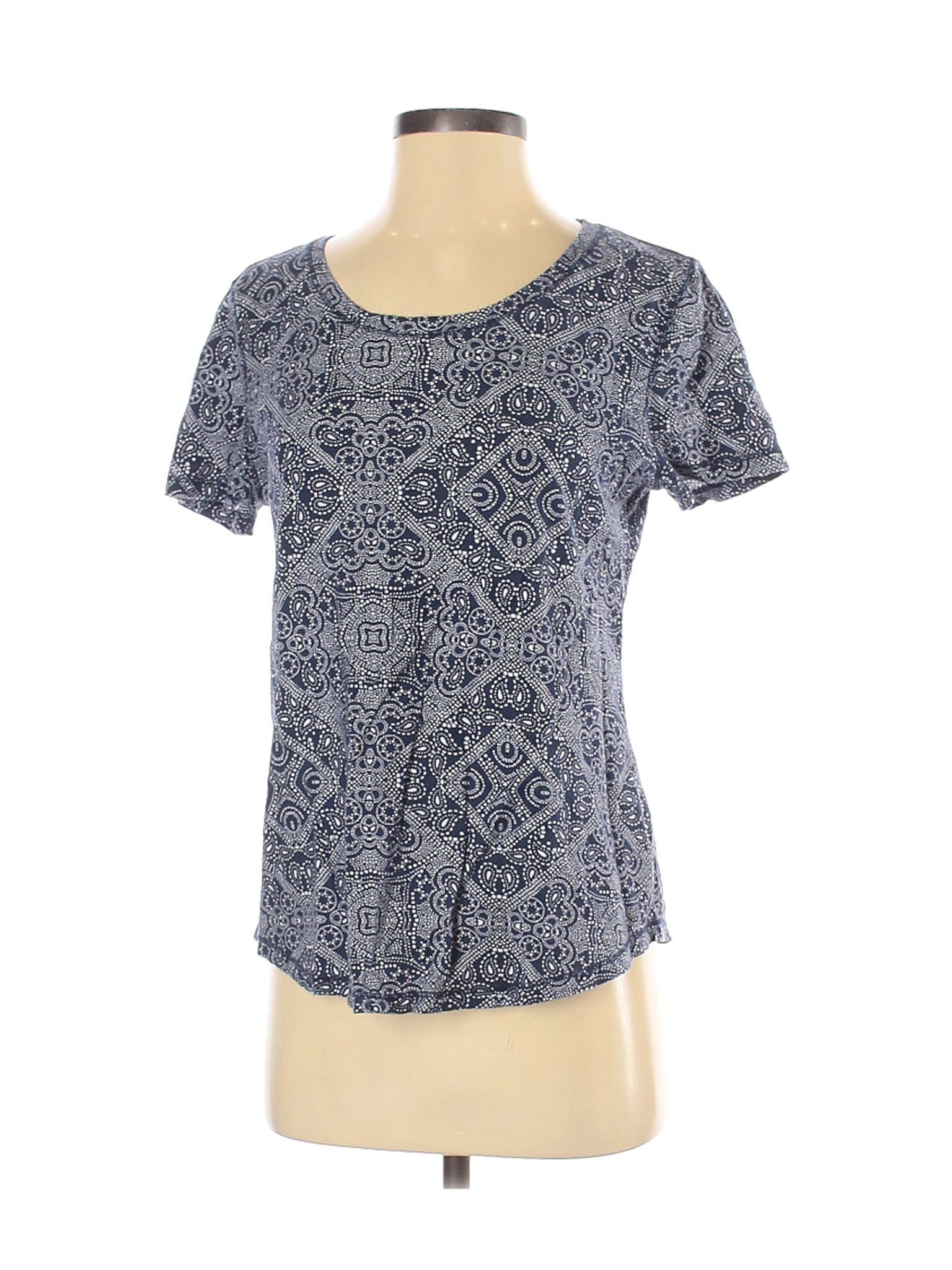 Ruff Hewn Women Blue Short Sleeve T-Shirt S | eBay