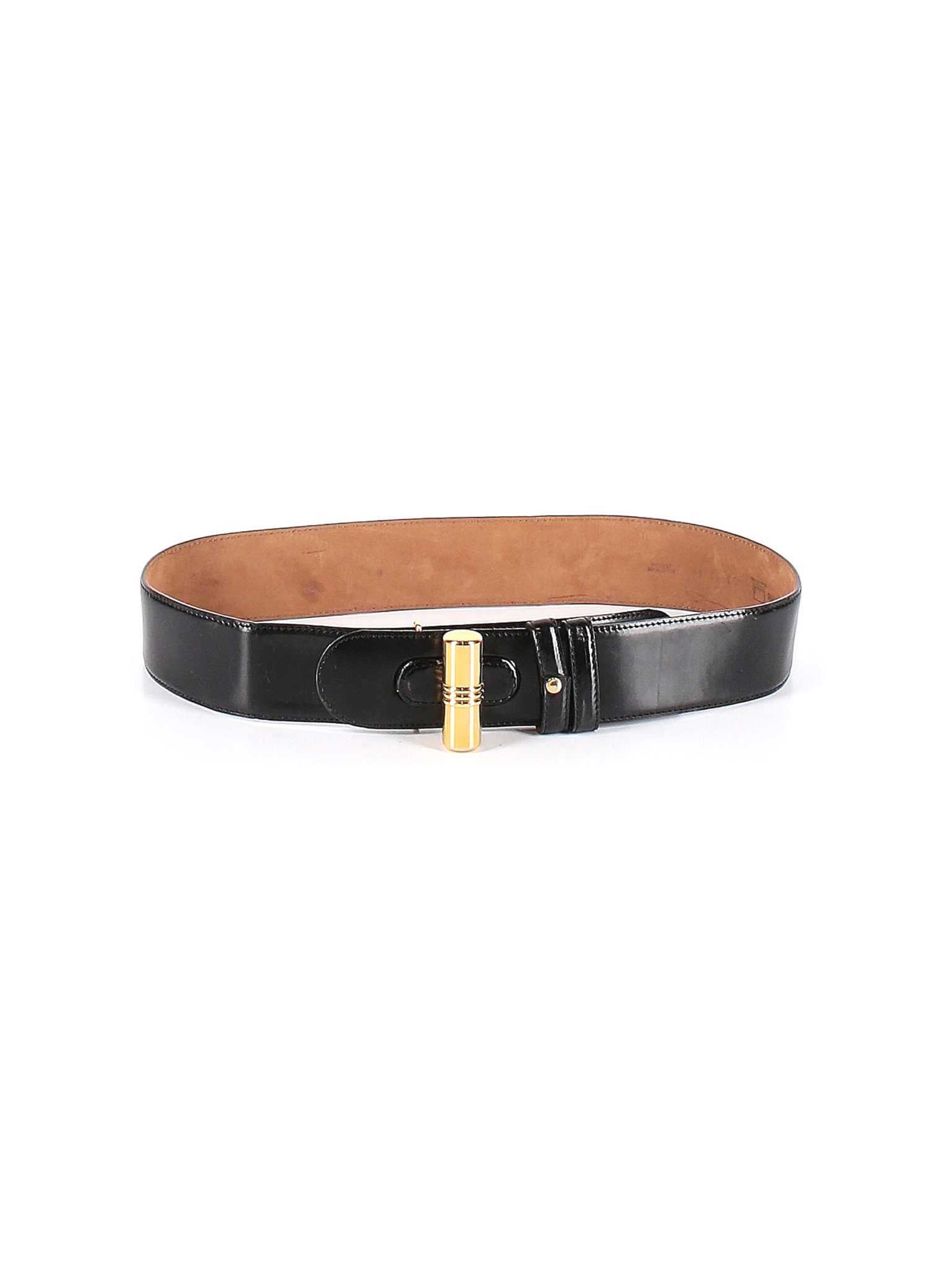 Moschino Women Black Leather Belt 44 italian | eBay