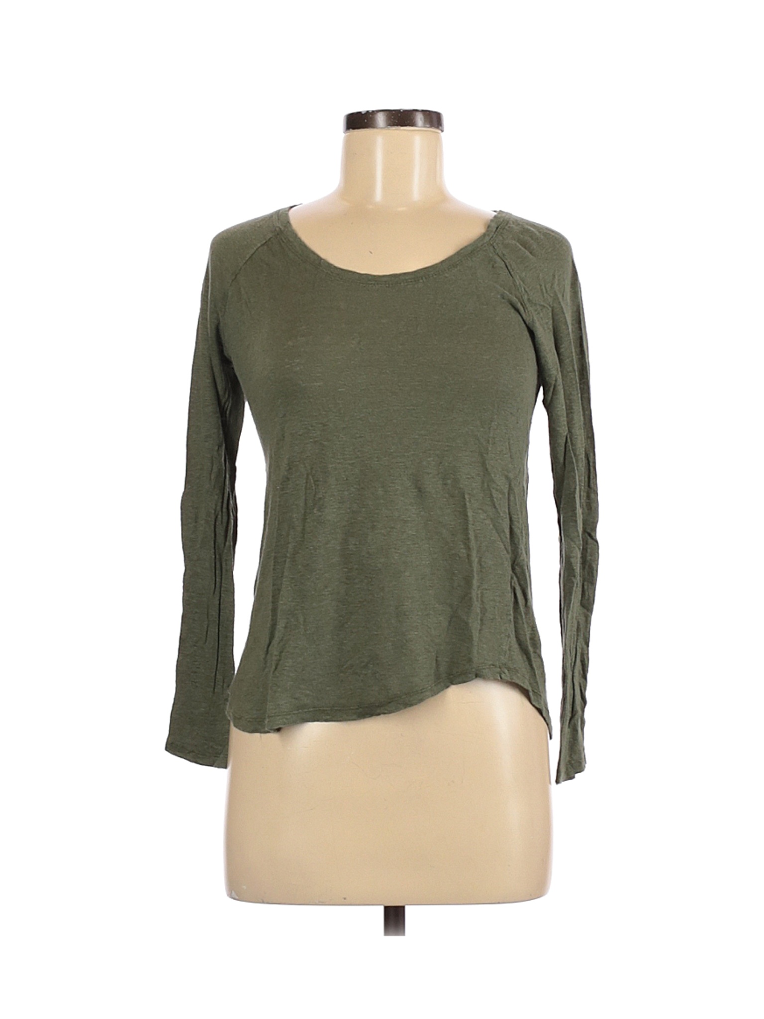 Cynthia Rowley TJX Women Green Long Sleeve T-Shirt M | eBay