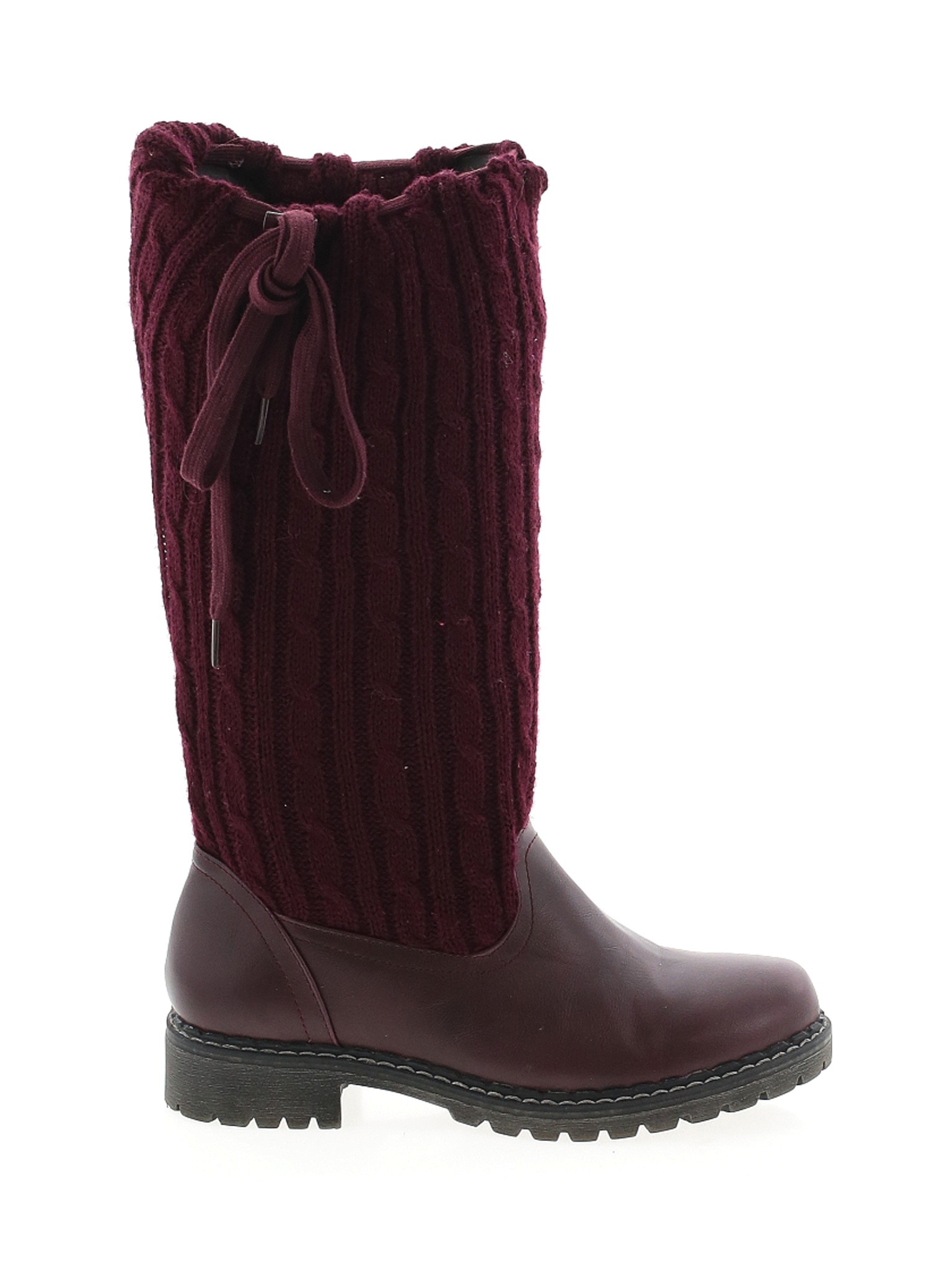 just fab red booties