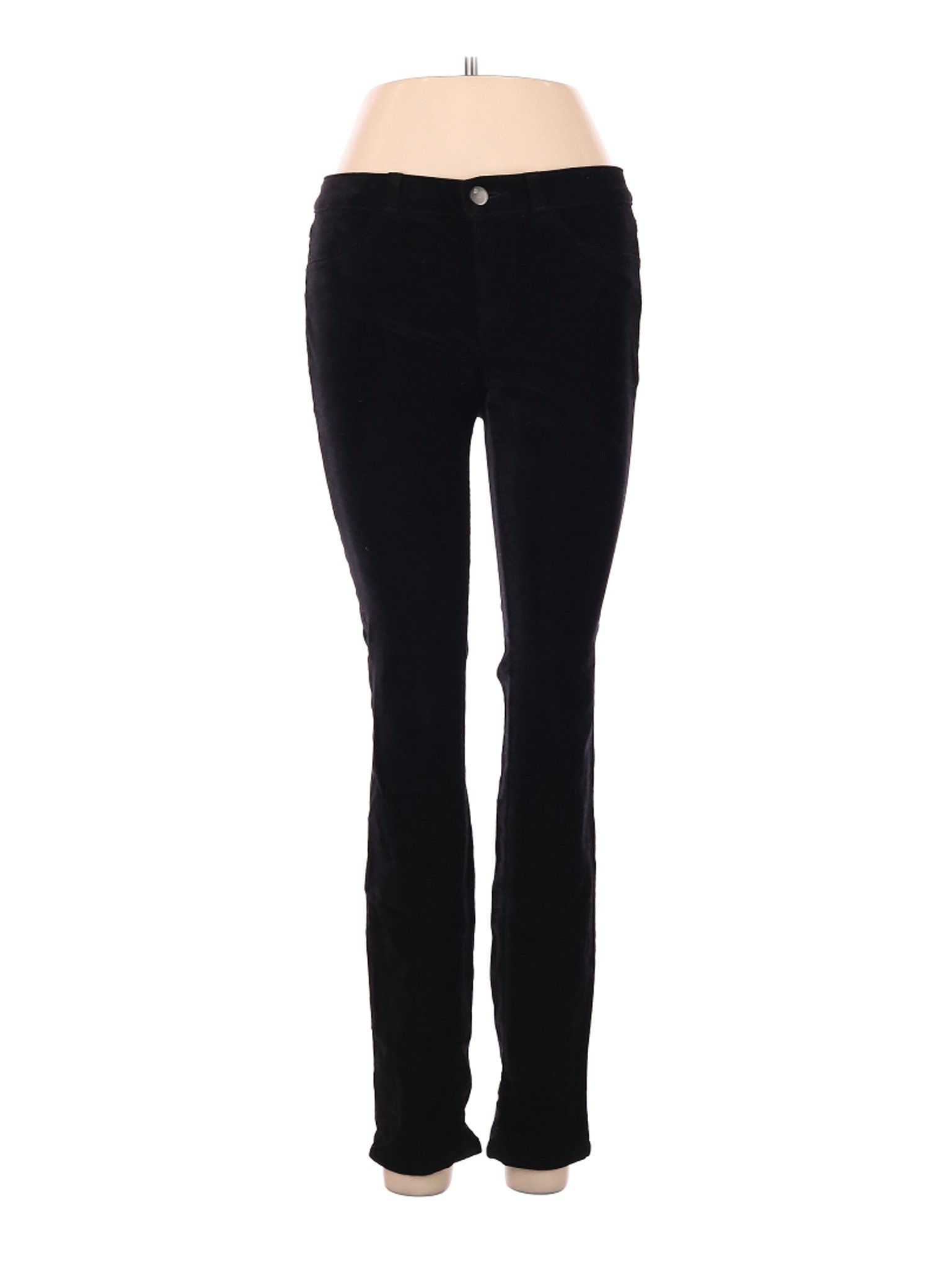 J Brand Women Black Velour Pants M | eBay