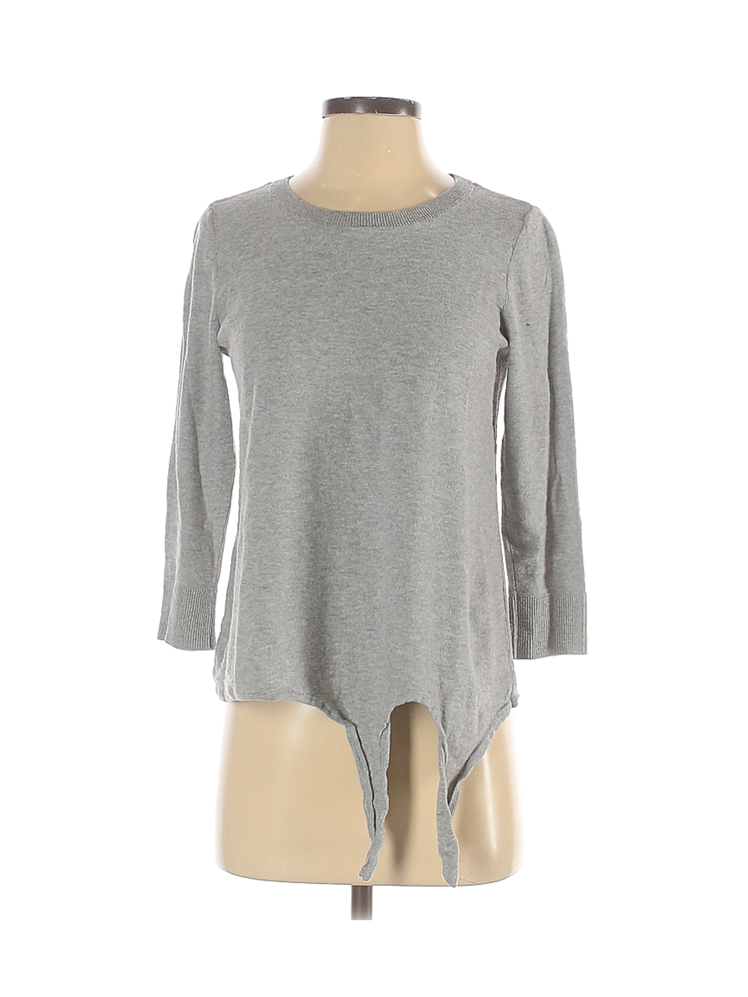 Ann Taylor LOFT Women Gray Pullover Sweater S | eBay