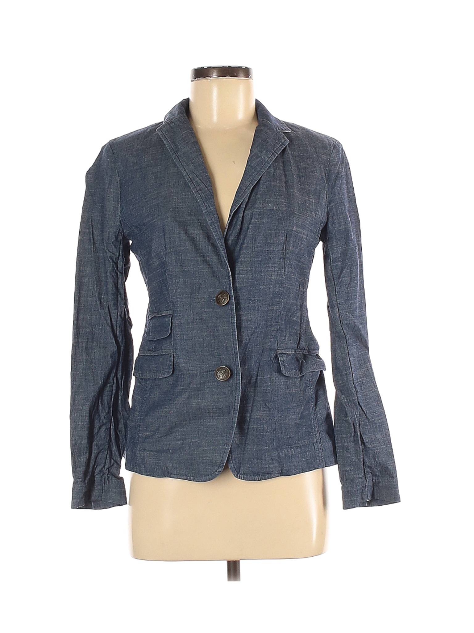 Lands' End Women Blue Blazer 6 Petites eBay