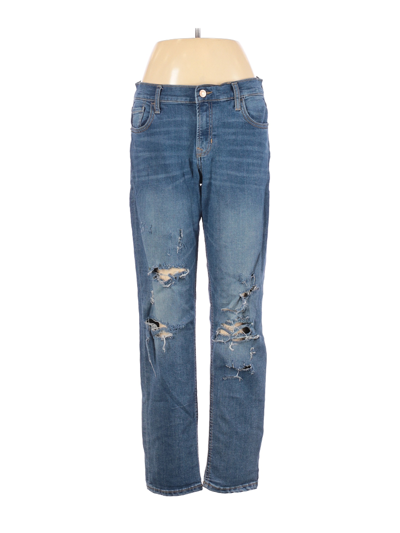 navy blue jeans women's