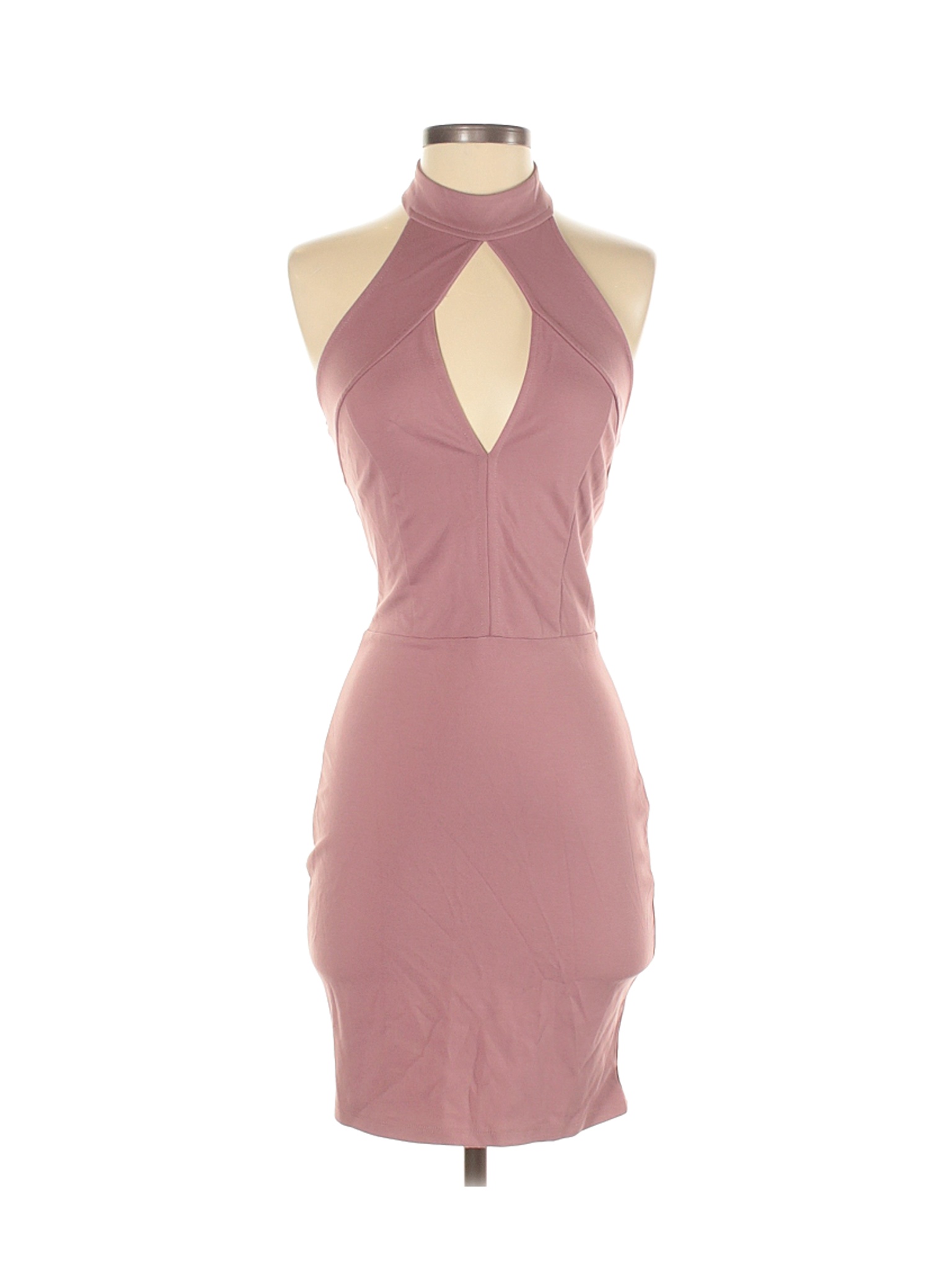 Charlotte Russe Solid Pink Cocktail Dress Size S - 62% off | thredUP