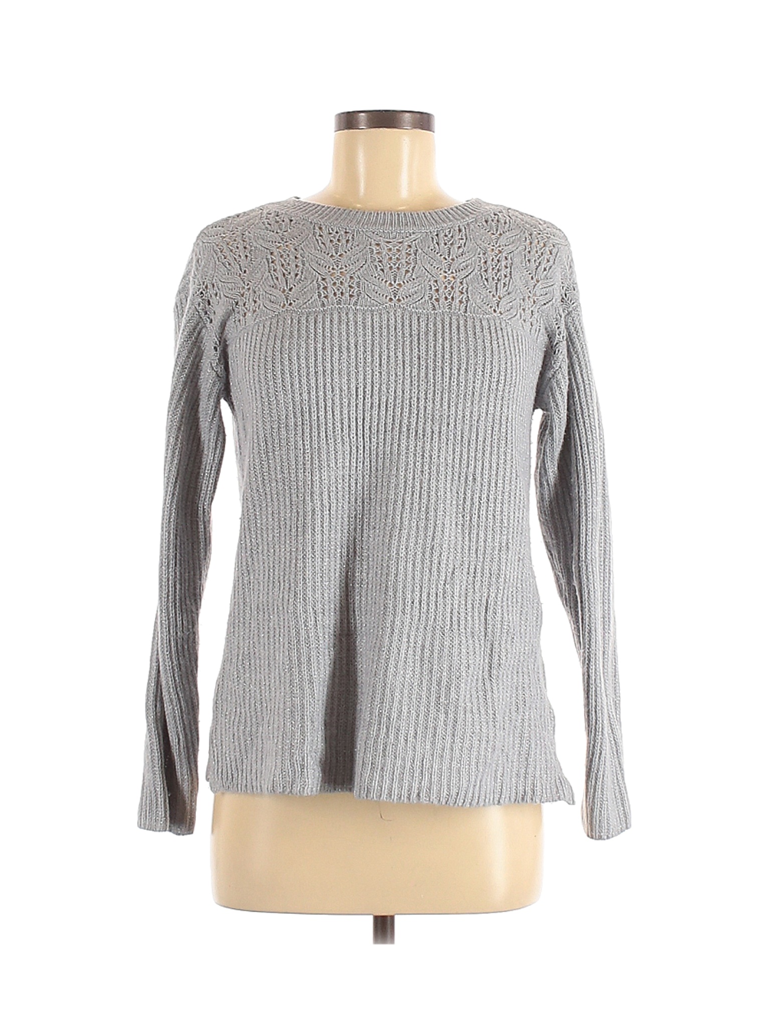 St. John's Bay Women Gray Pullover Sweater M | eBay