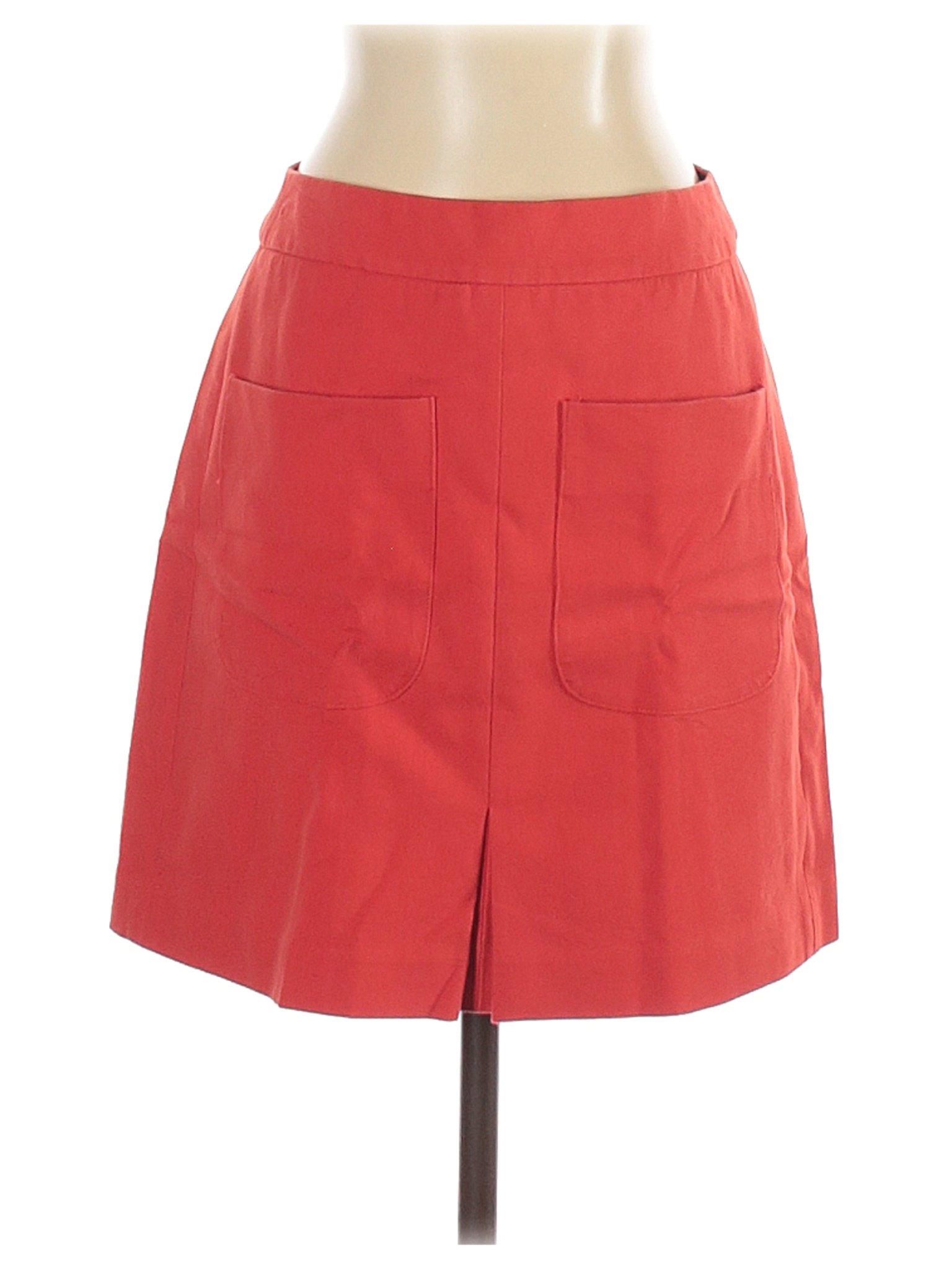 ann taylor loft red skirt