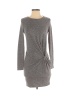 Topshop Marled Gray Casual Dress Size 2 - photo 1