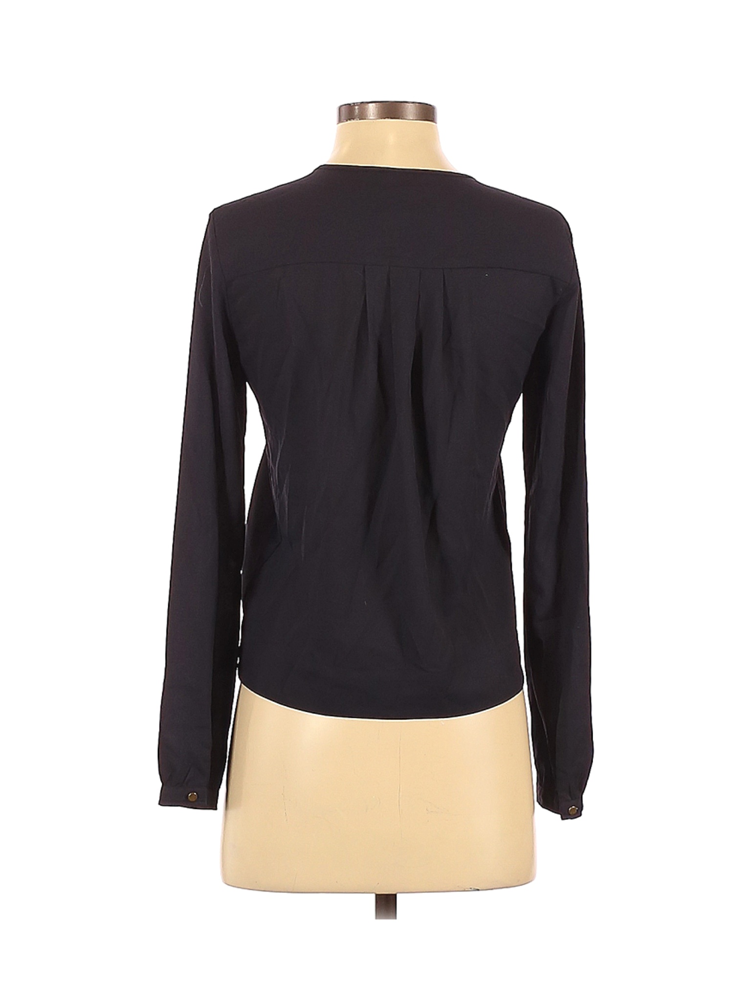 H&M Women Black Long Sleeve Blouse 2 | eBay