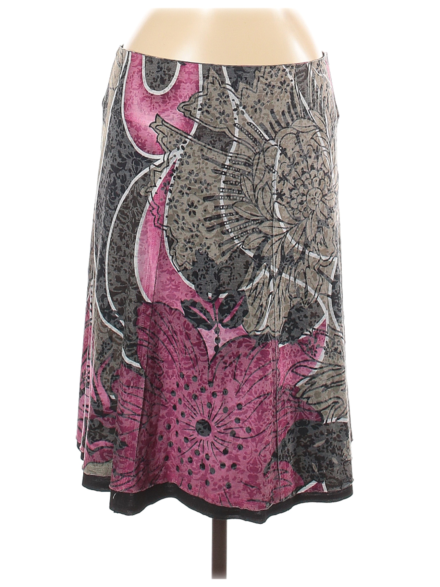 For Cynthia Women Gray Casual Skirt M | eBay
