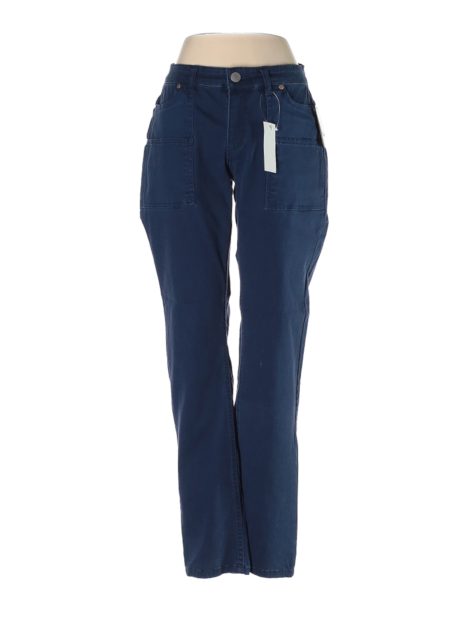 NWT Bit & Bridle Women Blue Cargo Pants 4 | eBay