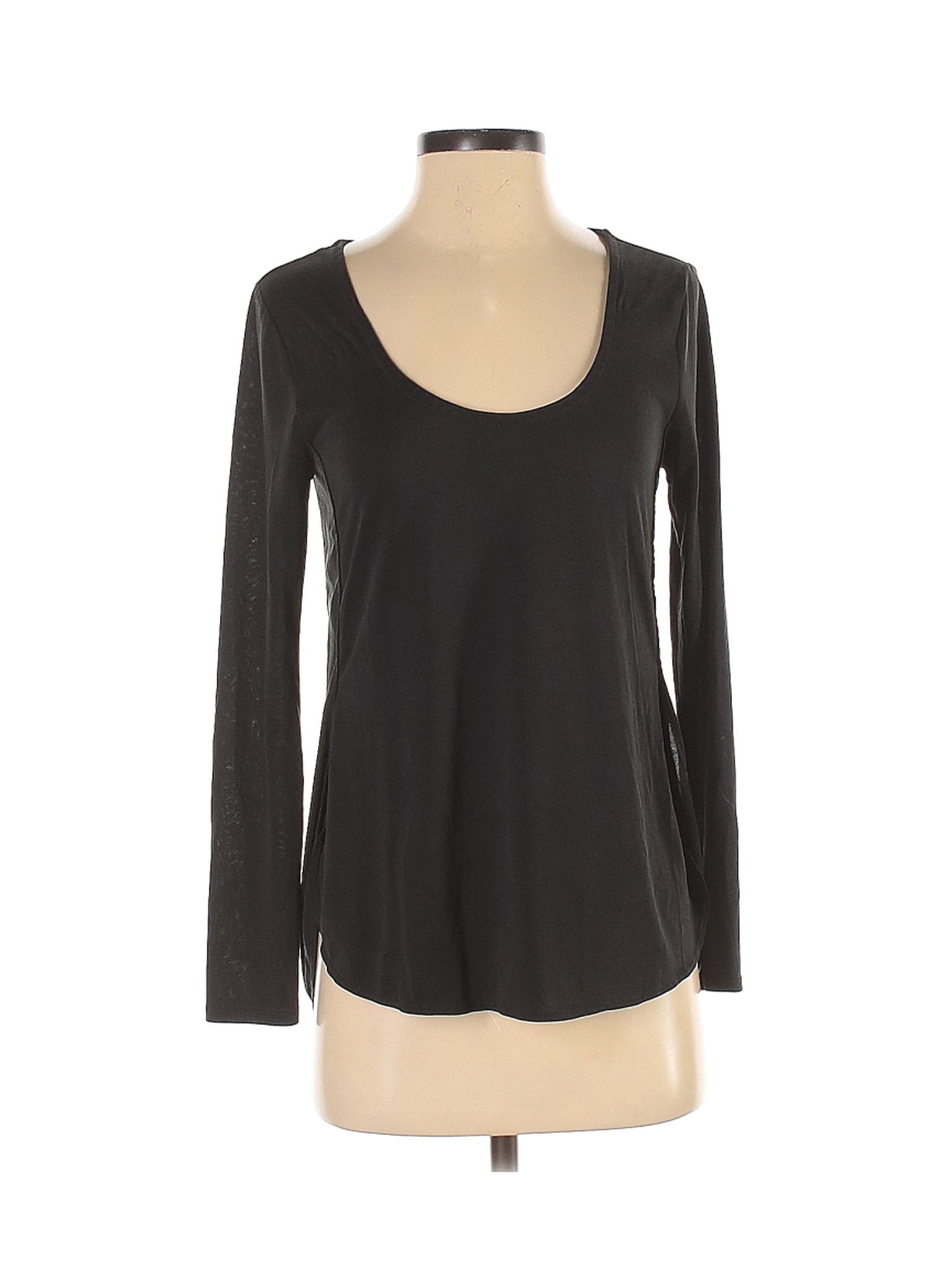 Old Navy Women Black Long Sleeve T-Shirt XS | eBay