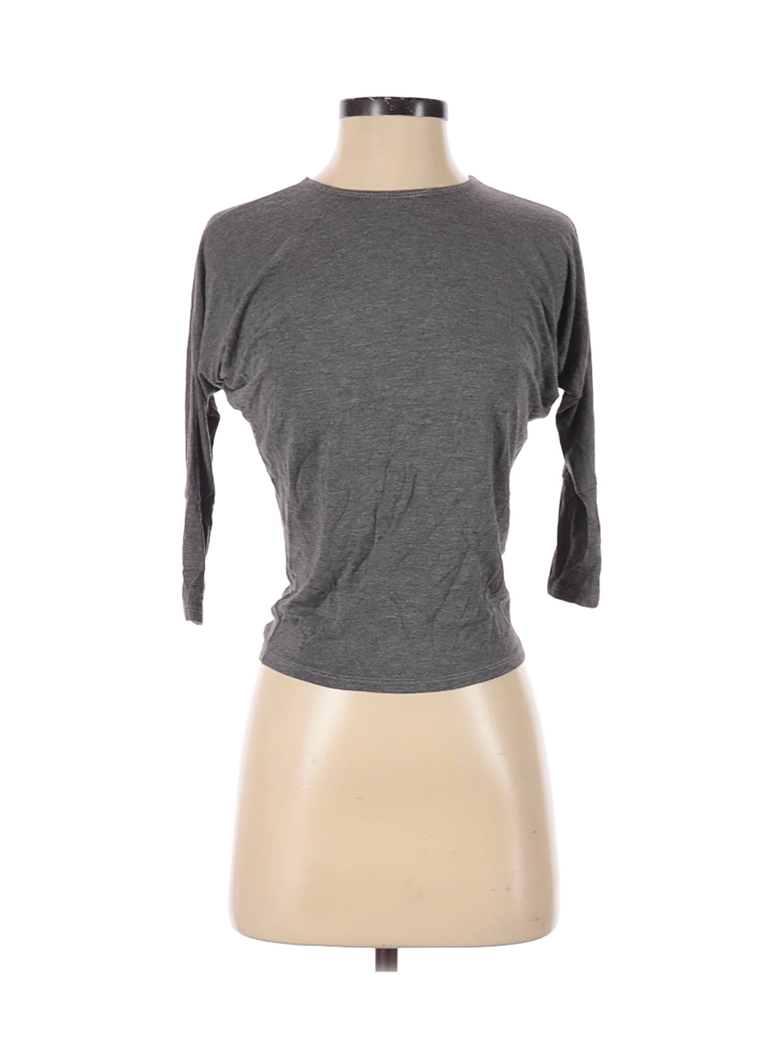 Pomelo Women Gray 3/4 Sleeve T-Shirt S | eBay