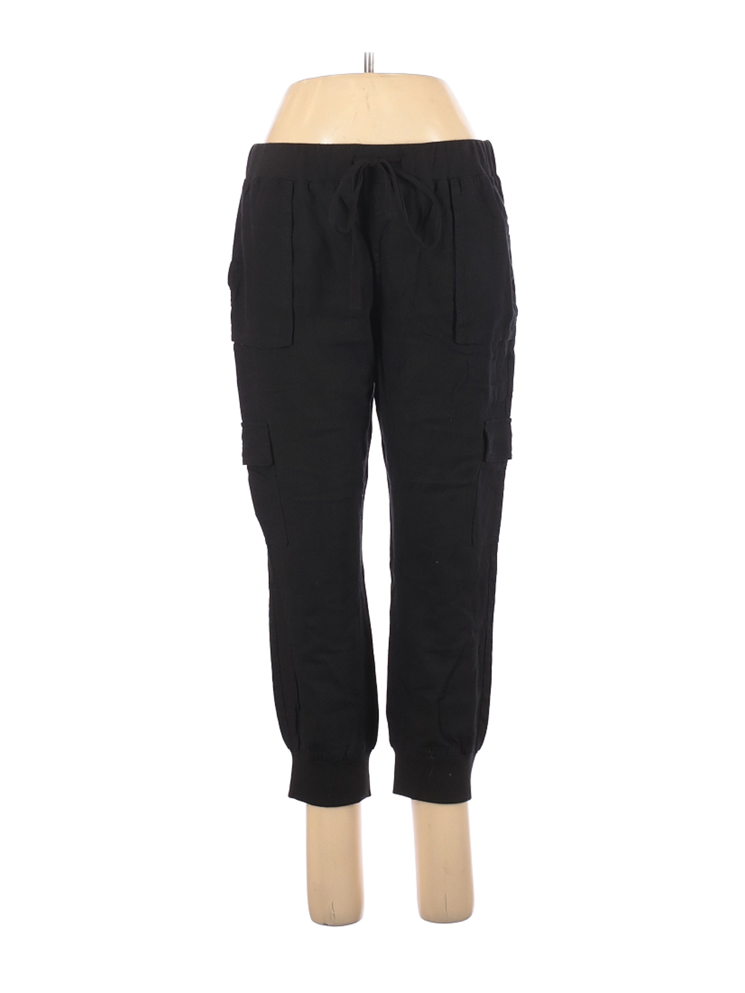 black linen pants