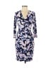 London Times Blue Casual Dress Size 6 - photo 1
