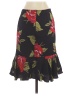 Trina Turk 100% Silk Black Silk Skirt Size 2 - photo 2