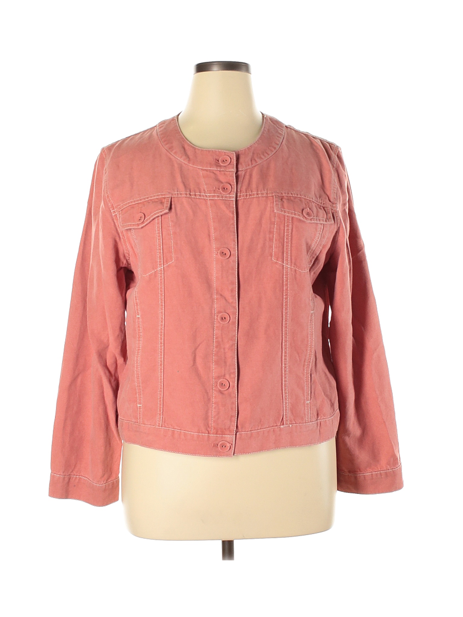J.jill Women Pink Jacket XL | eBay