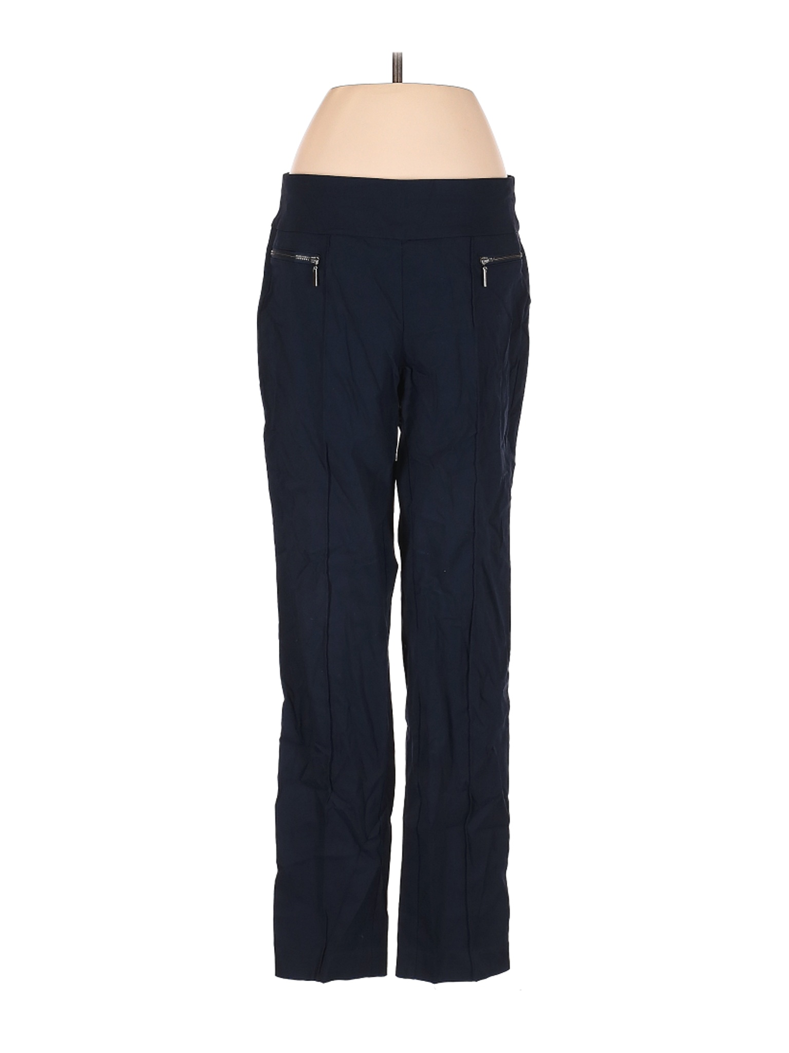 navy blue casual pants womens