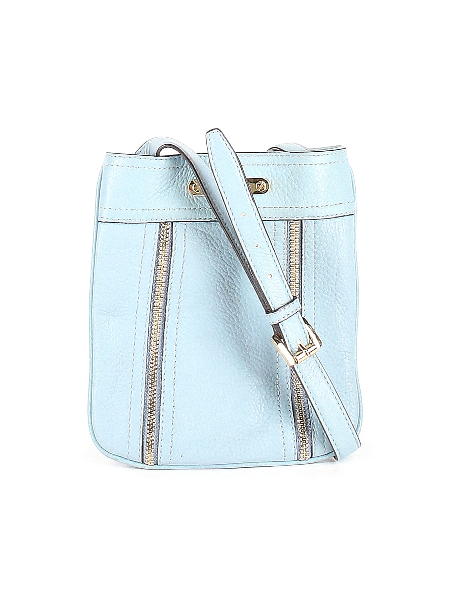 MICHAEL Michael Kors Women Blue Leather Crossbody Bag One Size | eBay
