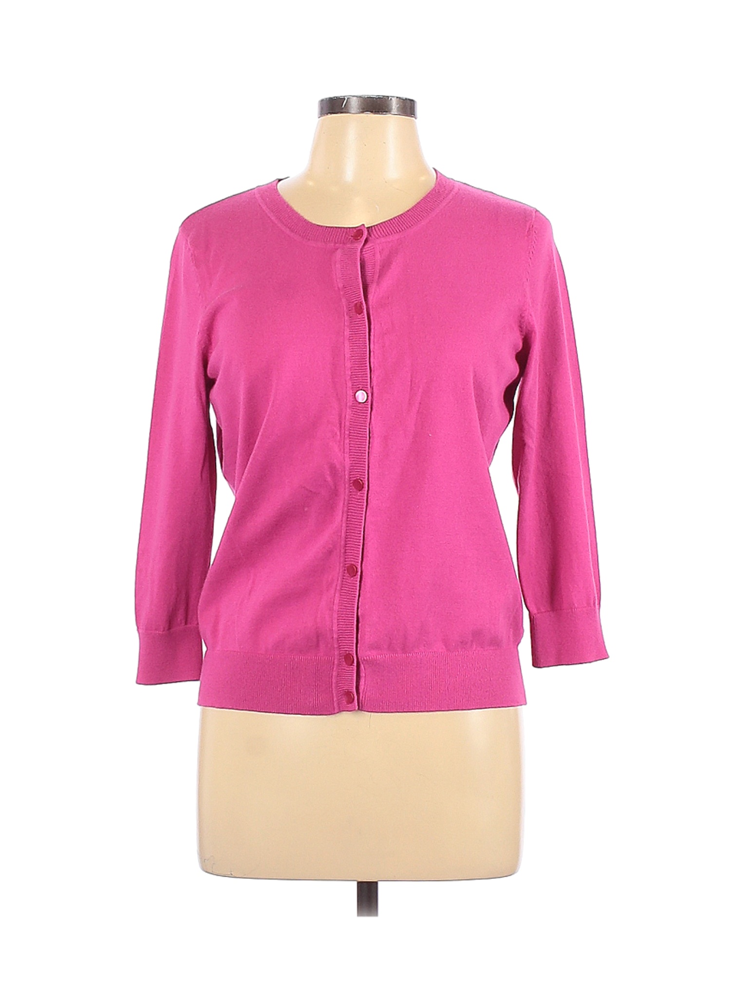 Talbots Women Pink Cardigan L | eBay