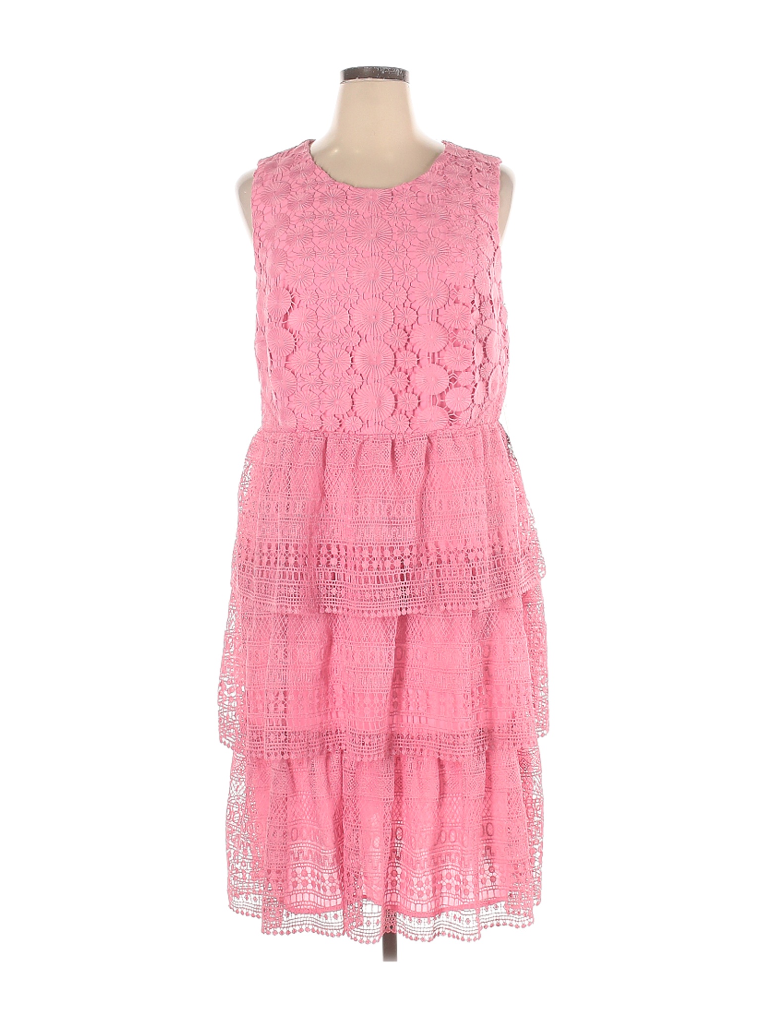 NWT ELOQUII Women Pink Cocktail Dress 16 Plus eBay