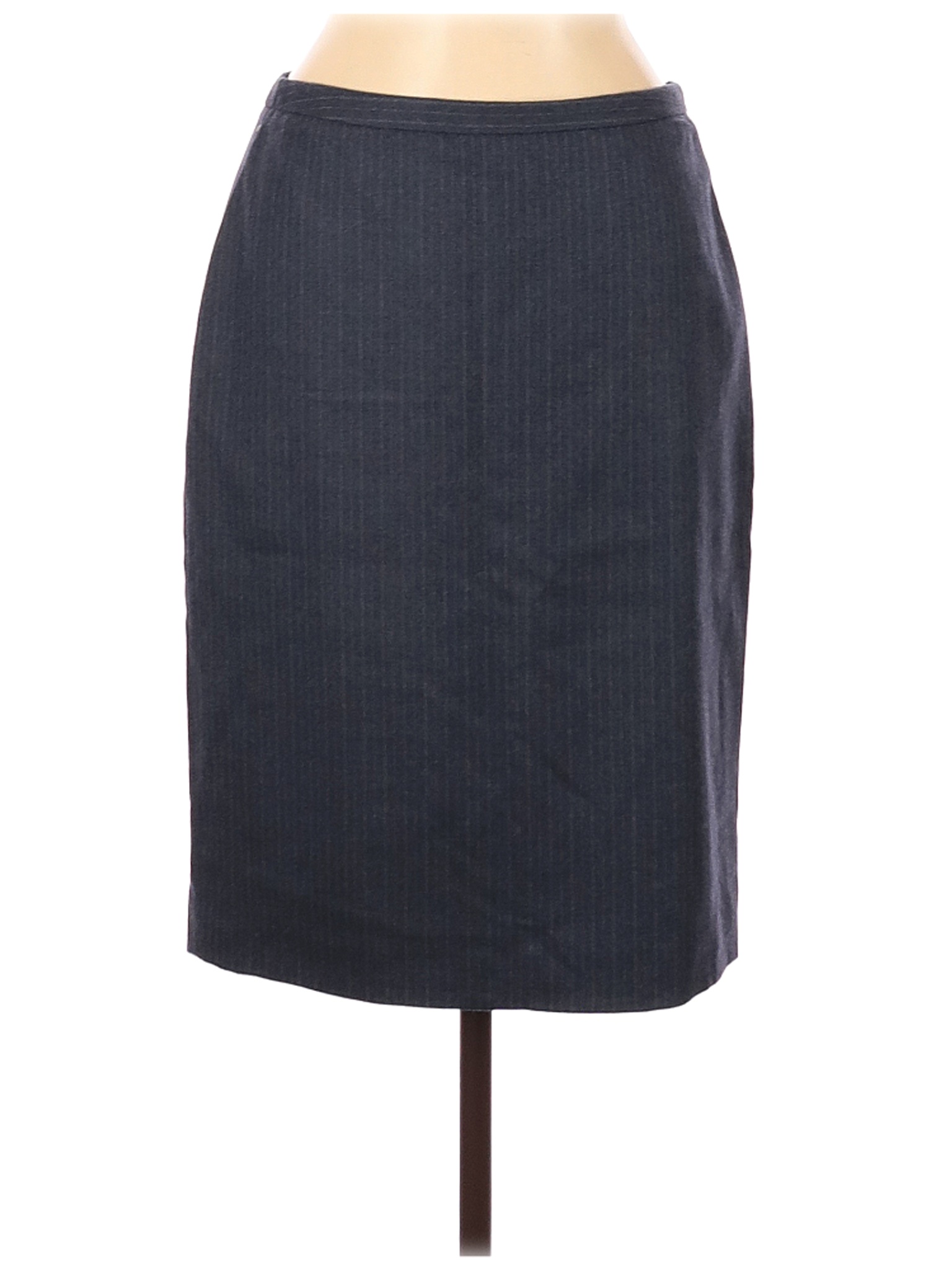 Brooks Brothers 346 Women Blue Wool Skirt 6 | eBay