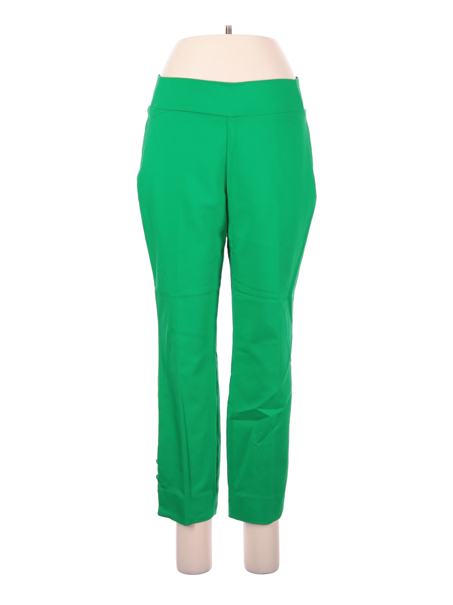 green linen pants