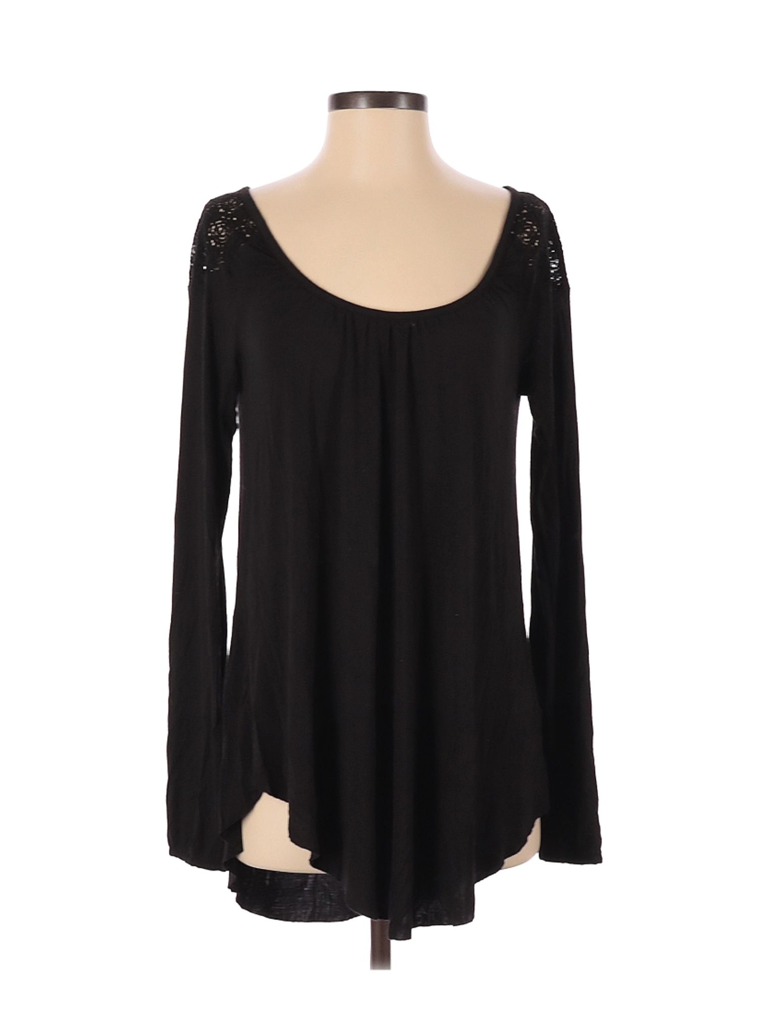Maurices Women Black Long Sleeve Top S | eBay