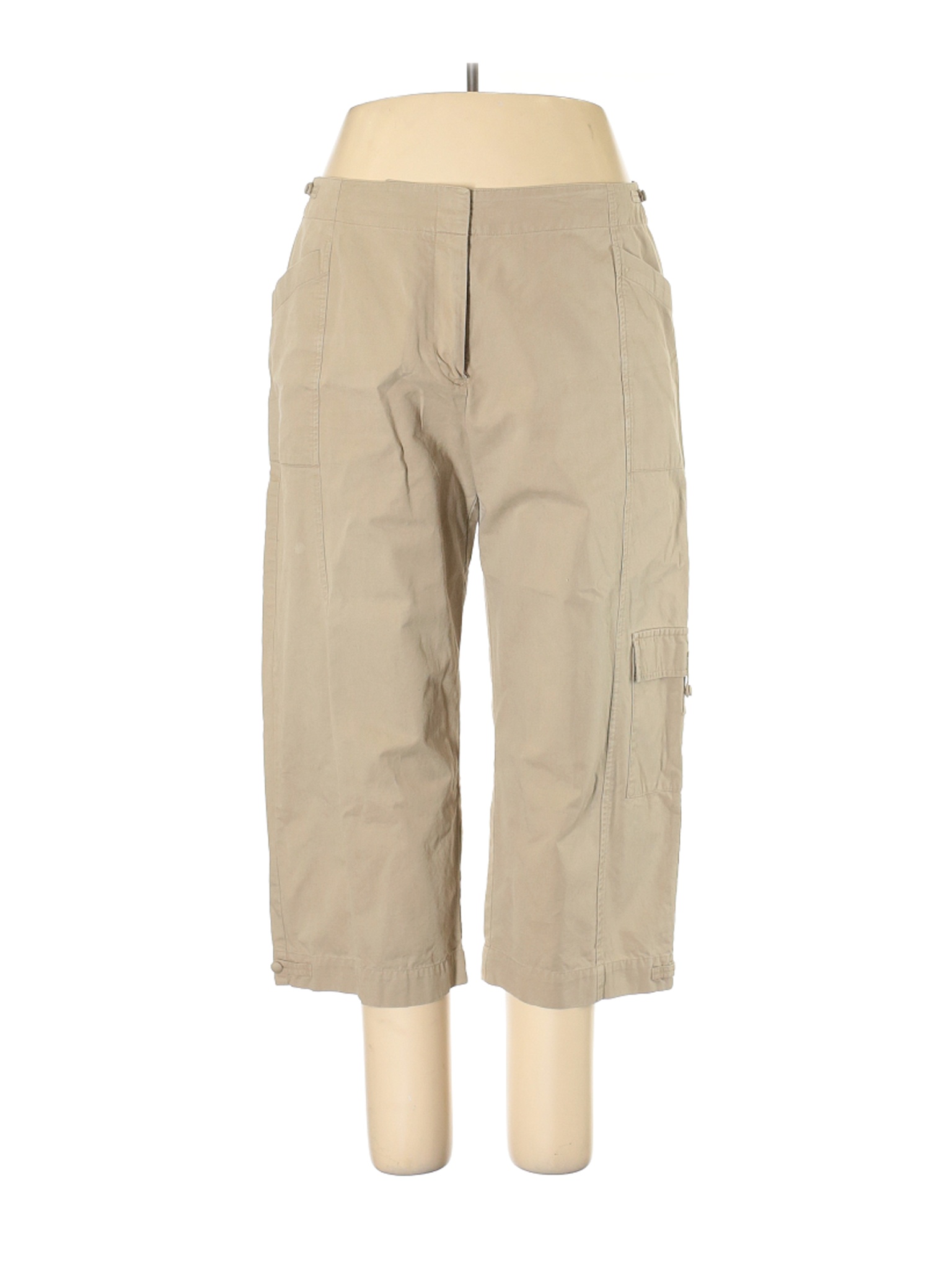 J.jill Women Brown Cargo Pants 16 Petites | eBay