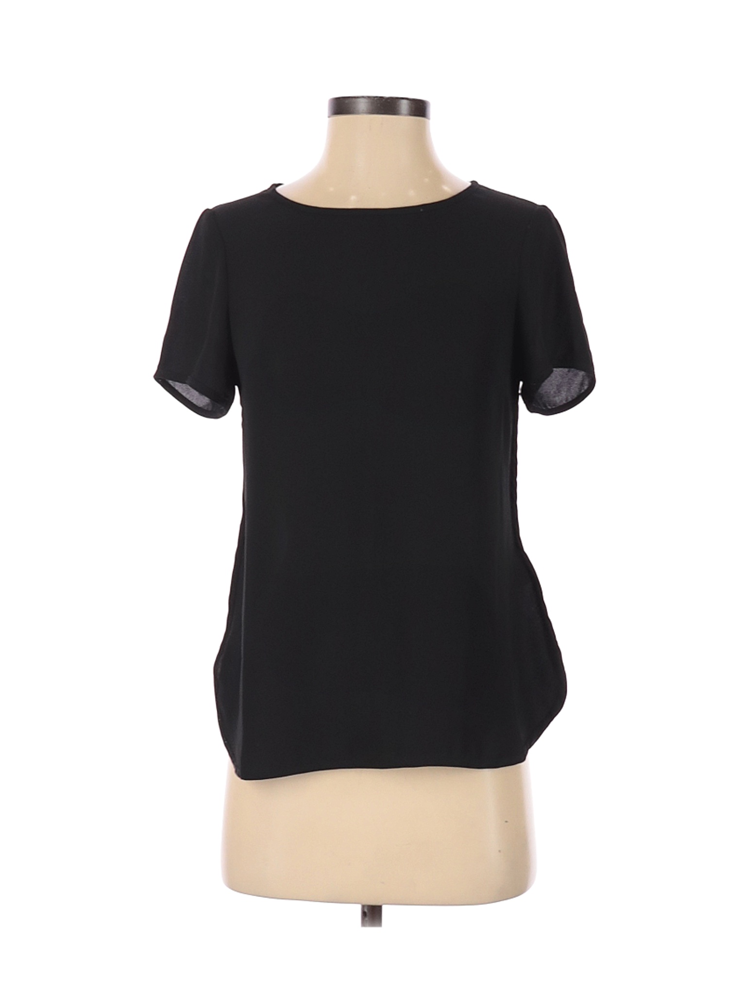 Banana Republic Women Black Short Sleeve Blouse 0 | eBay