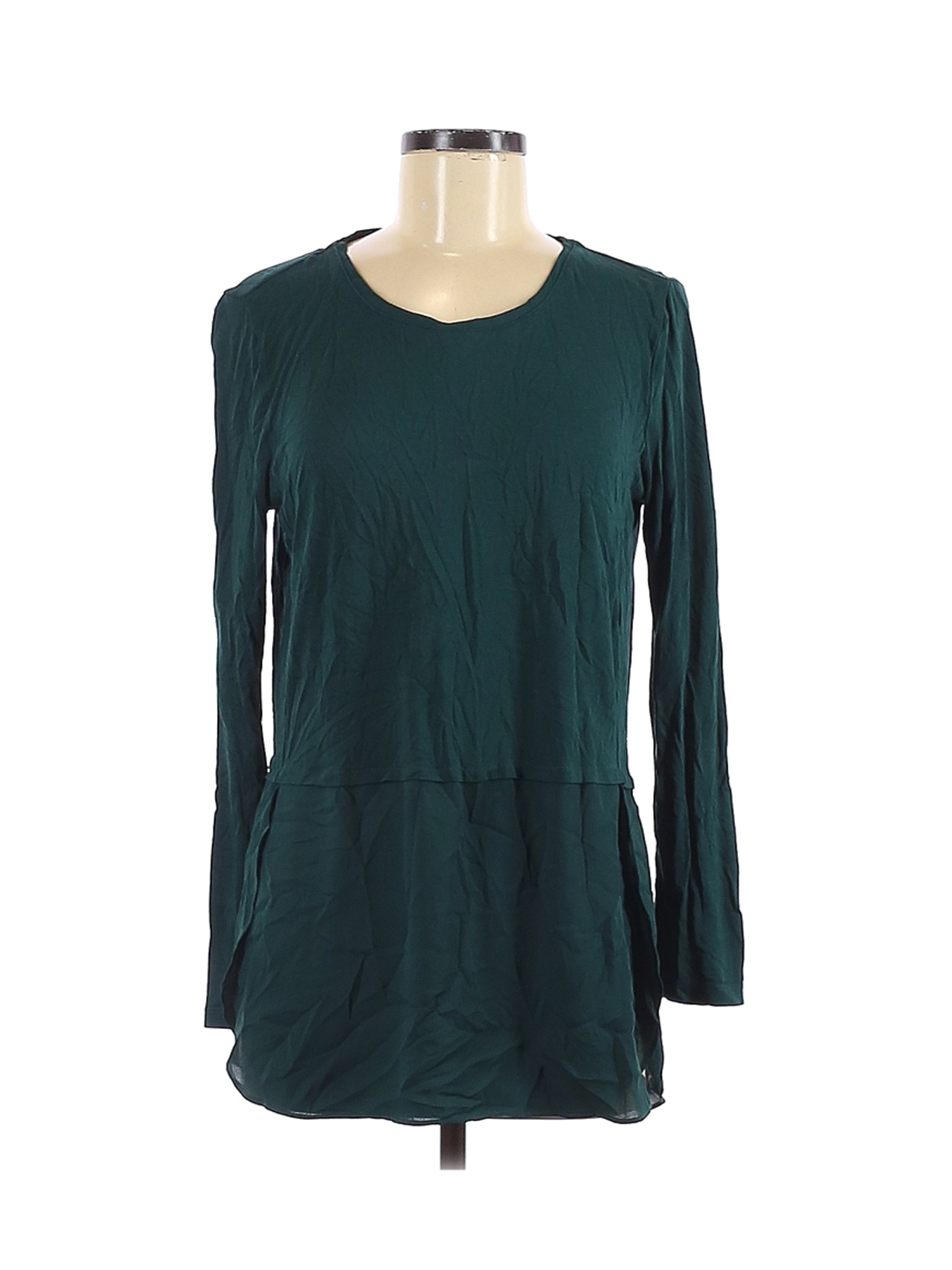 Joe Fresh Women Green Long Sleeve Top M | eBay