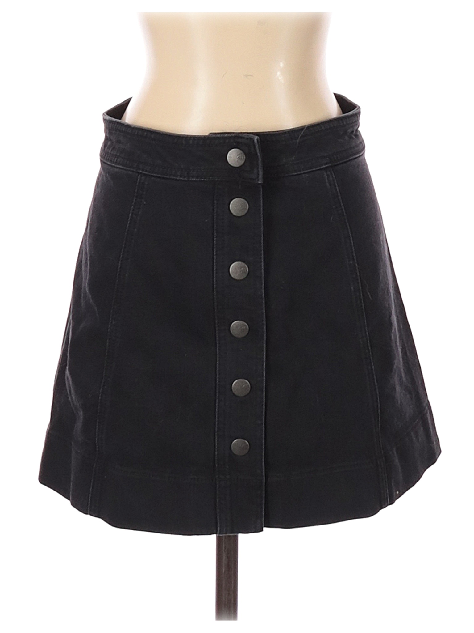 Madewell Women Black Denim Skirt 2 | eBay