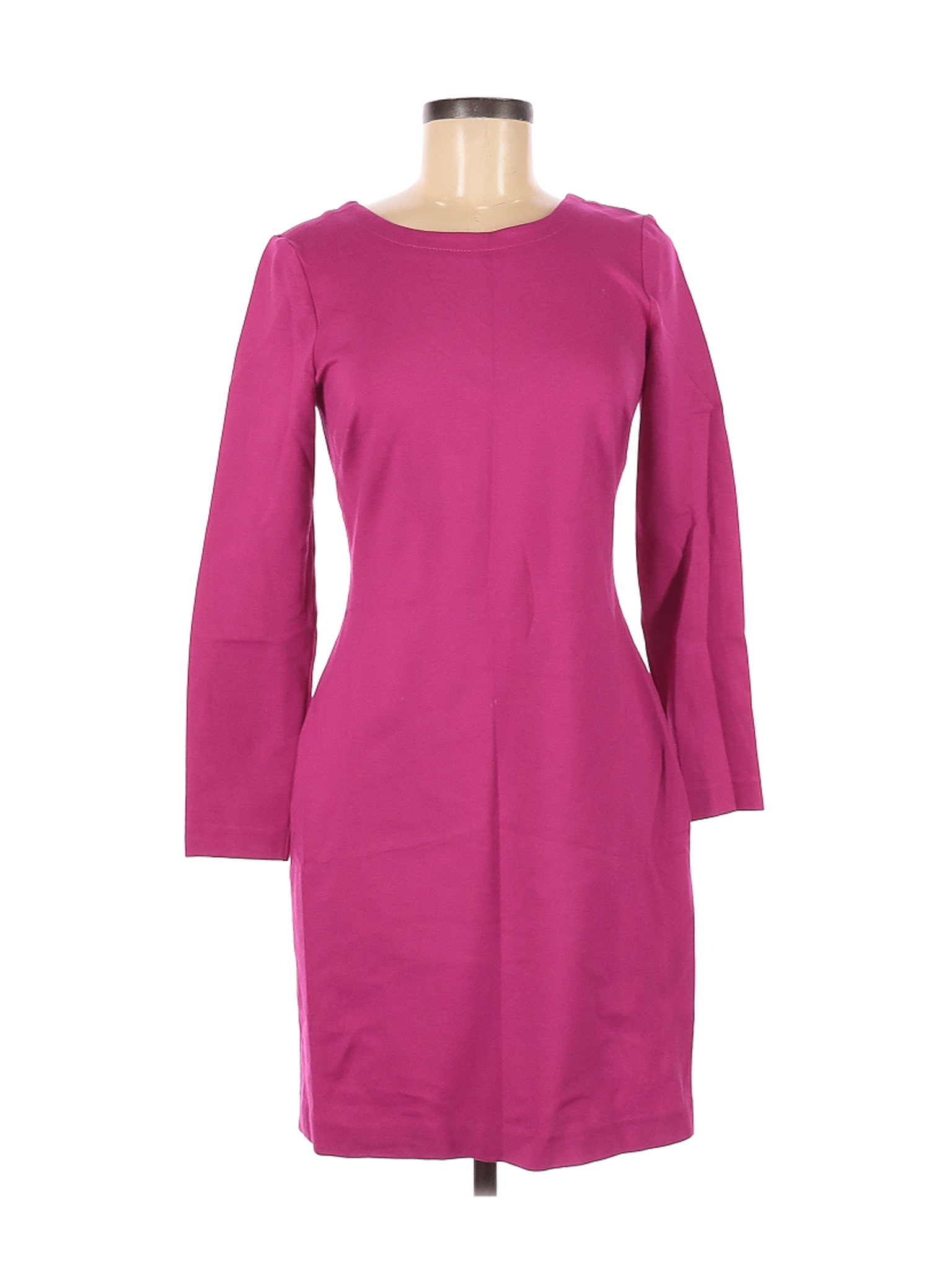 Banana Republic Solid Pink Casual Dress Size 8 68 off thredUP