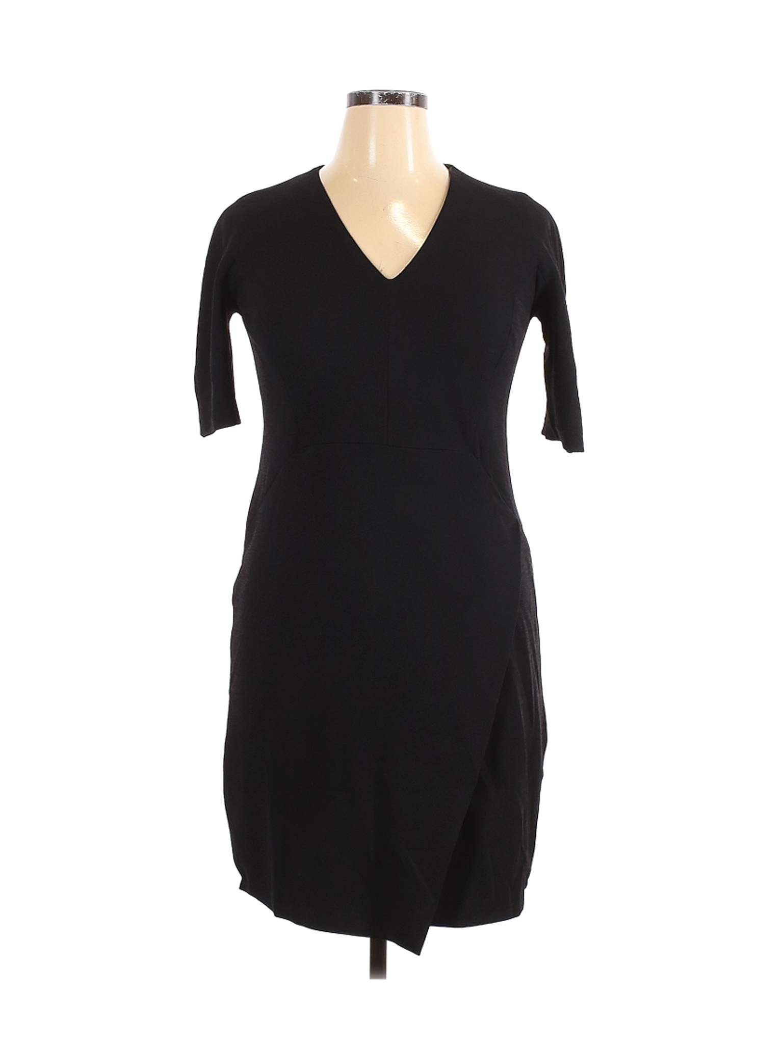 Saks Fifth Avenue Women Black Casual Dress 14 | eBay