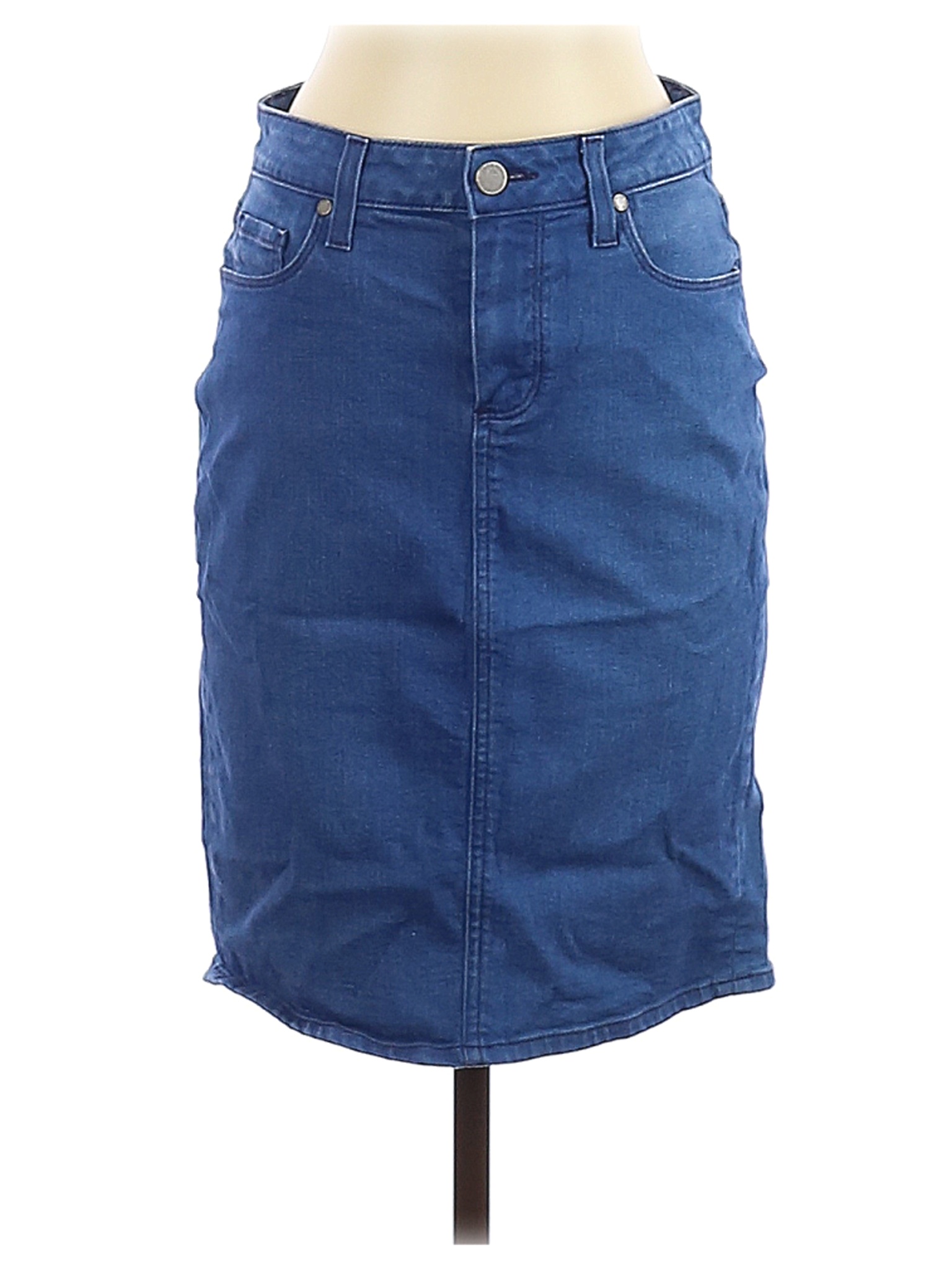 Paige Women Blue Denim Skirt 27W | eBay