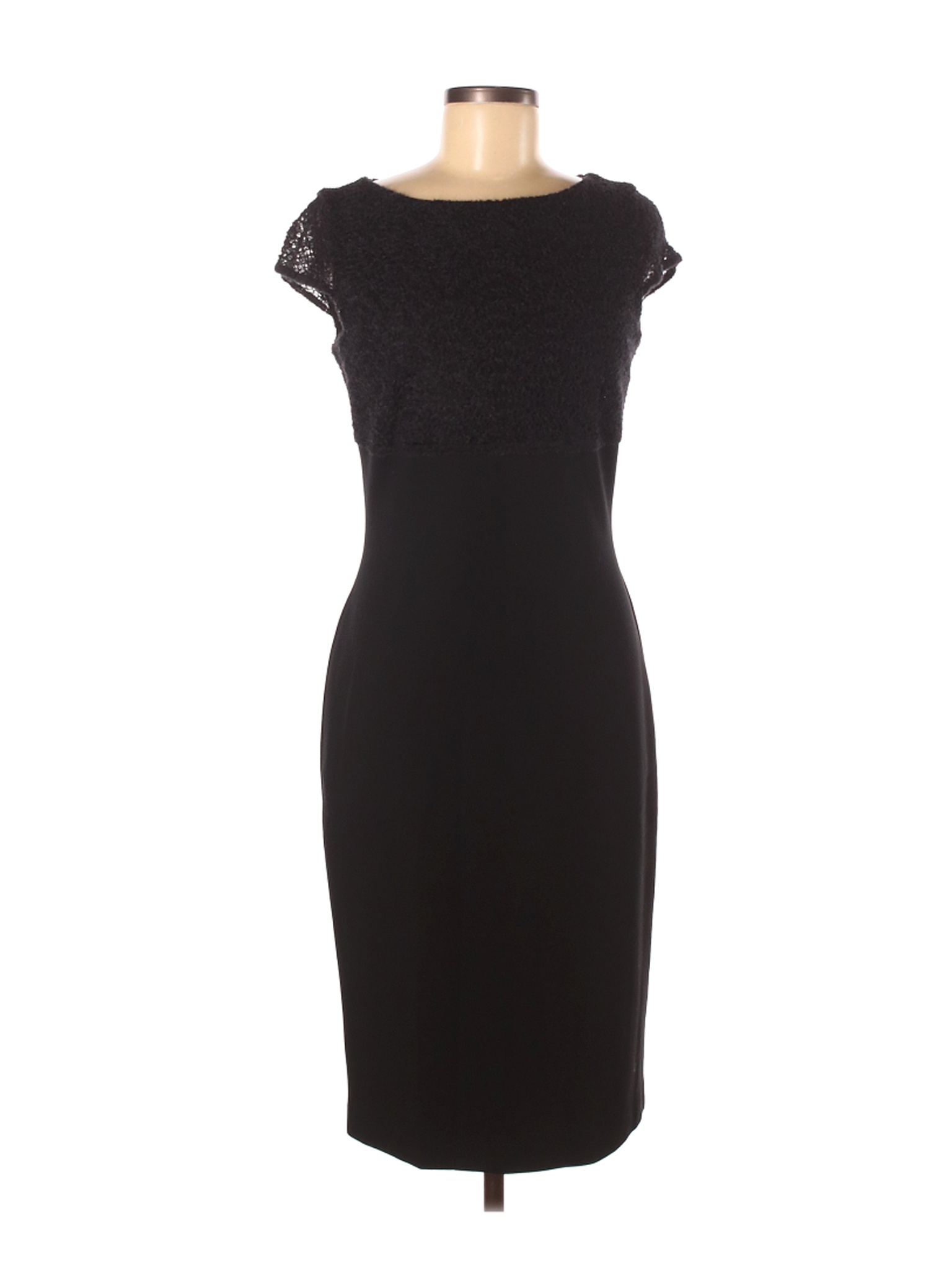 Escada Solid Black Cocktail Dress Size 38 (EU) - 93% off | thredUP