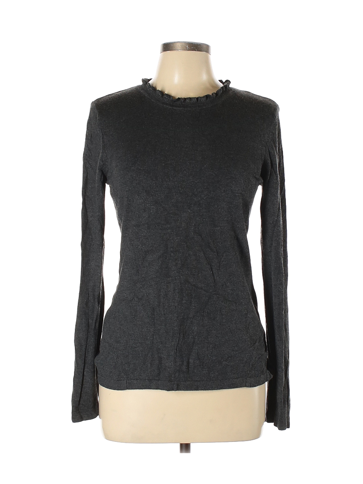 PREMISE Women Gray Pullover Sweater L | eBay