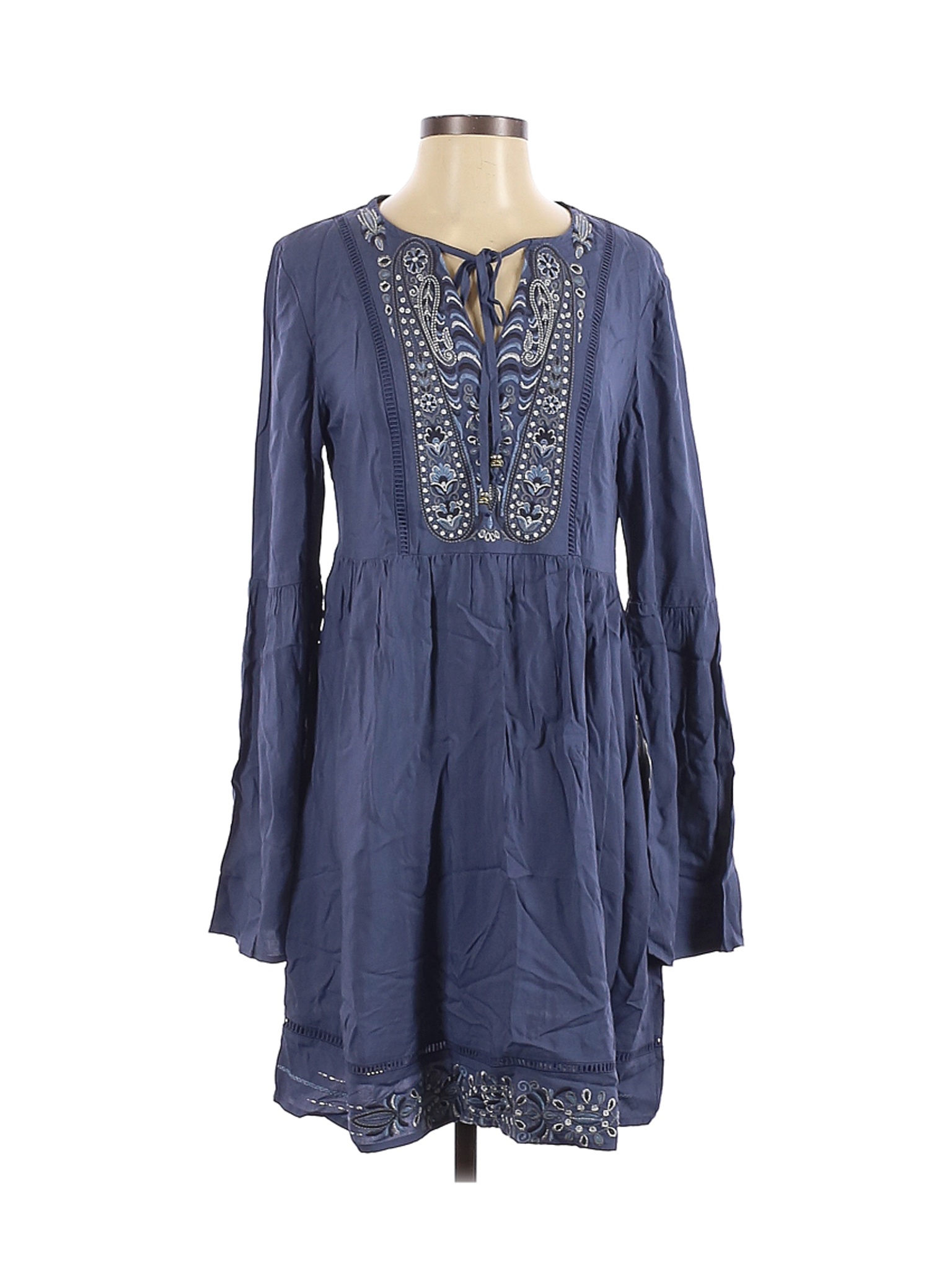 NWT Knox Rose Women Blue Casual Dress S | eBay